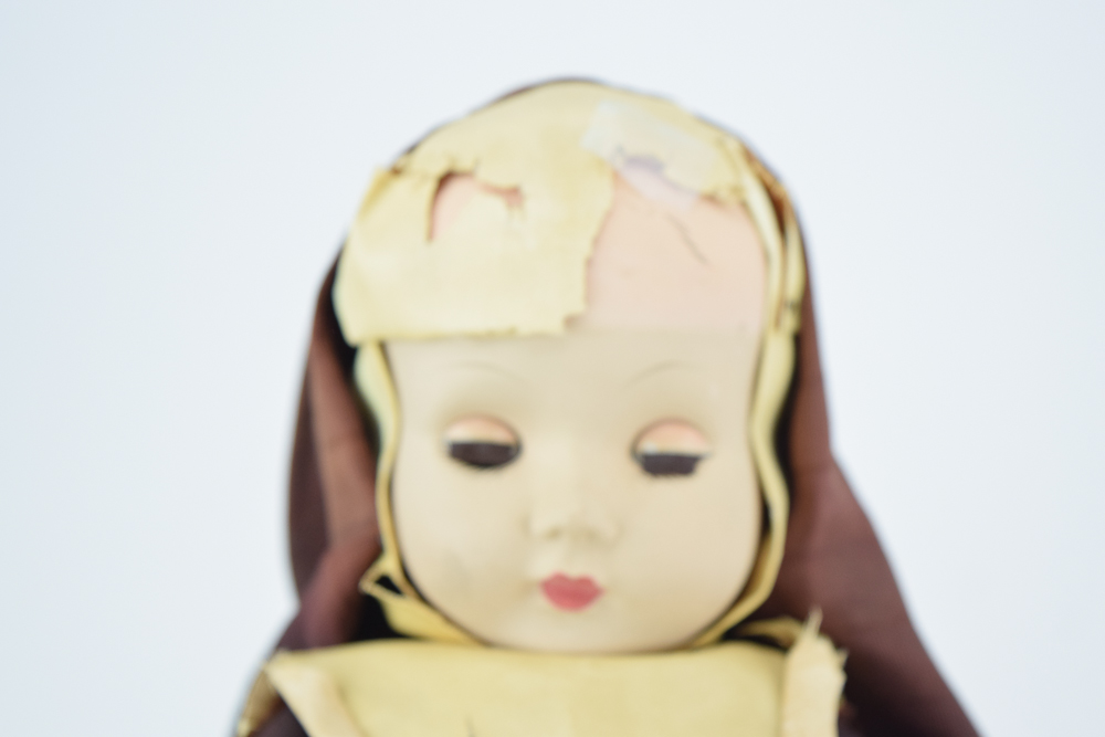 Circa 1950s Nun Doll in Traditional Habit