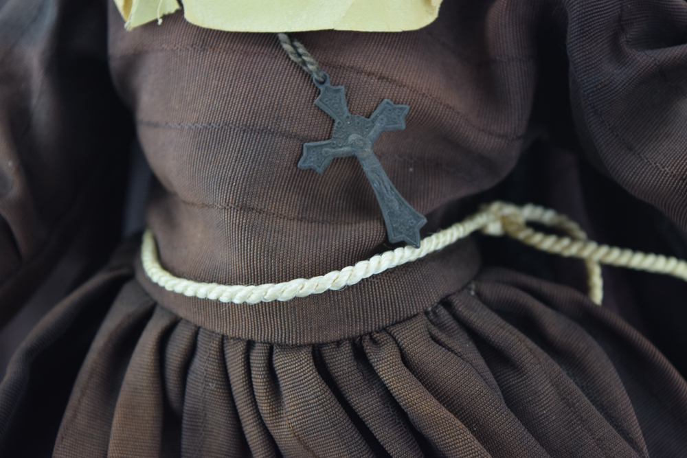 Circa 1950s Nun Doll in Traditional Habit