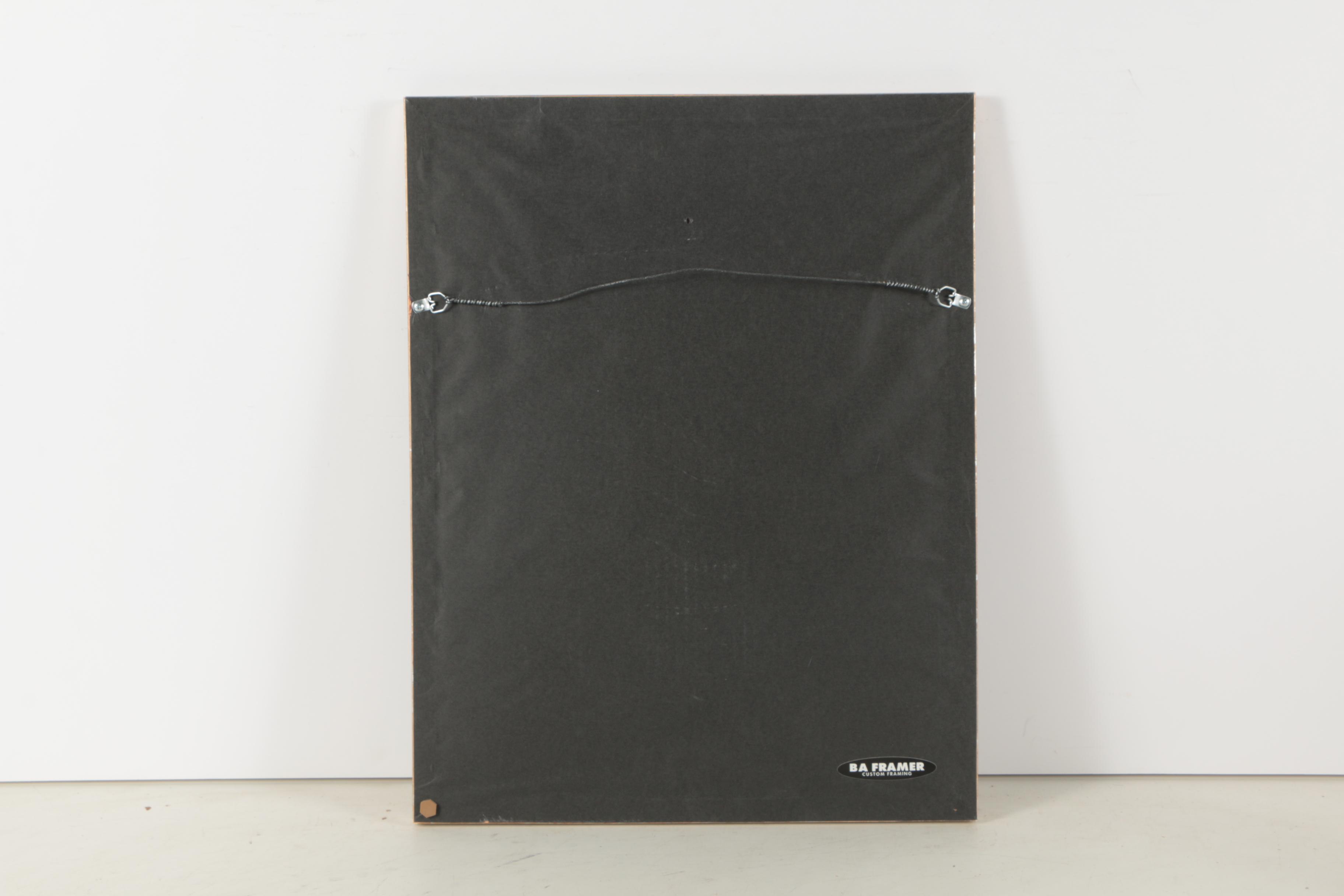 Yoshida Tōshi Woodblock Print "Cherry Blossoms by the Gate"