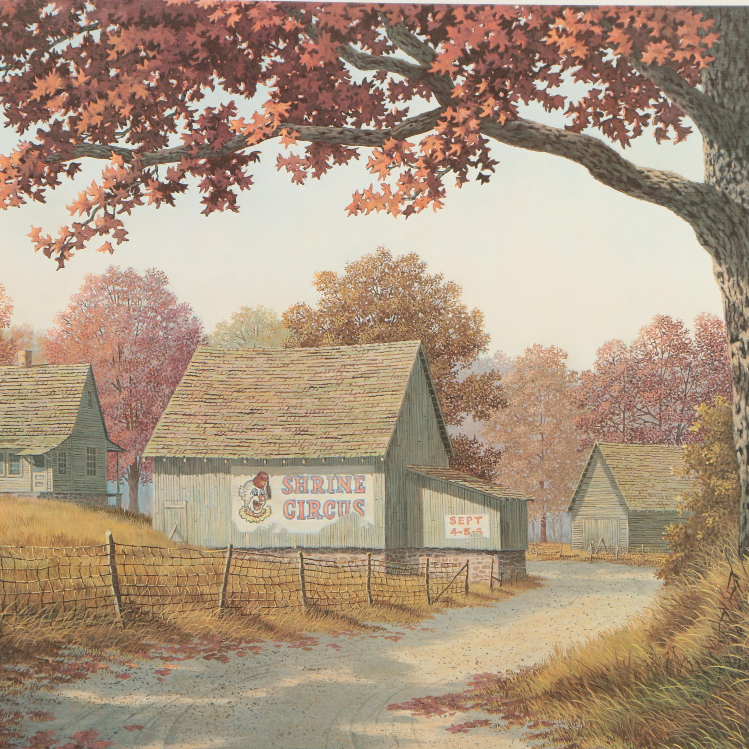 Jim Harrison Offset Lithographic Limited Edition Print