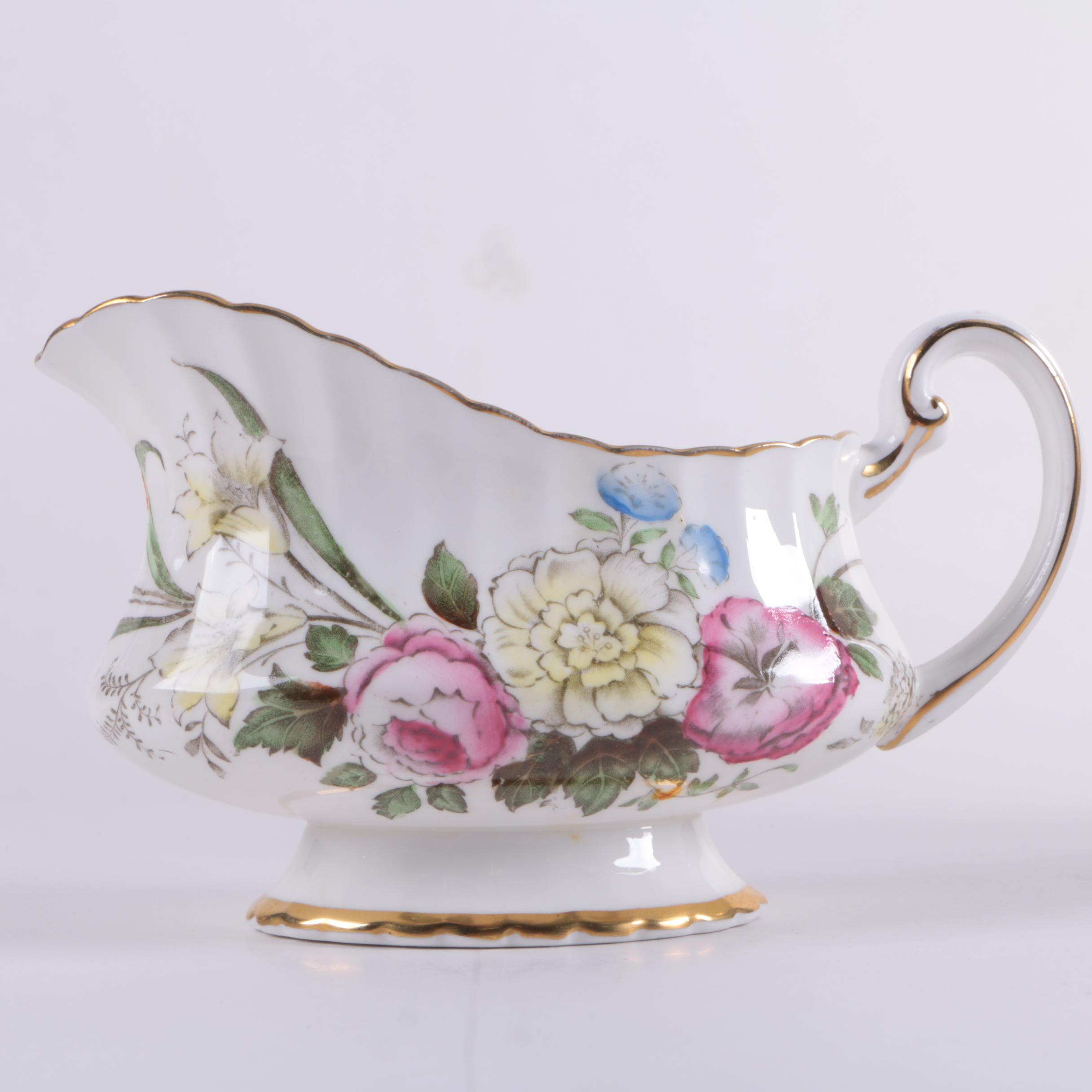 Vintage Paragon "DuBarry" English Floral Tableware 1939