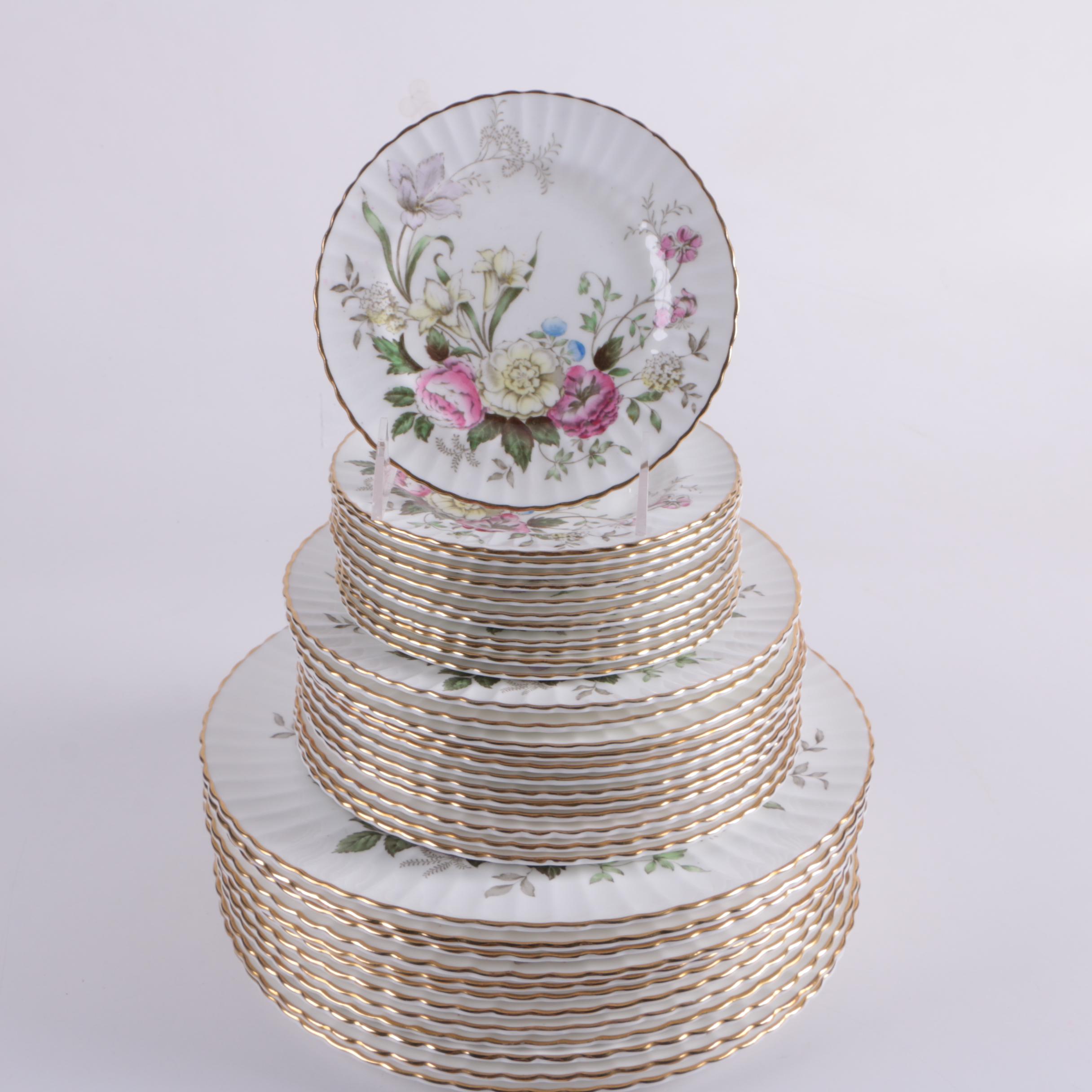 Vintage Paragon "DuBarry" English Floral Tableware 1939