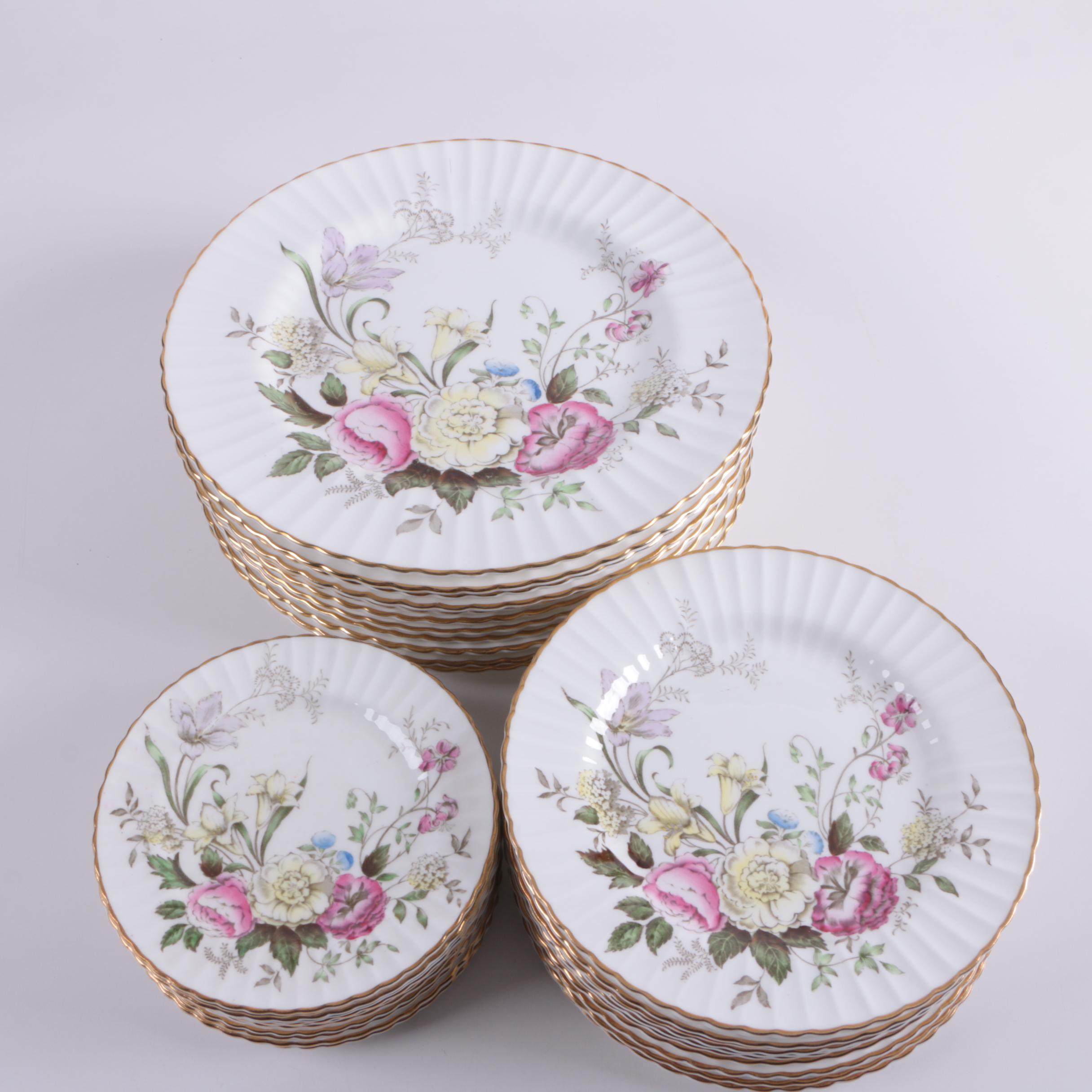 Vintage Paragon "DuBarry" English Floral Tableware 1939