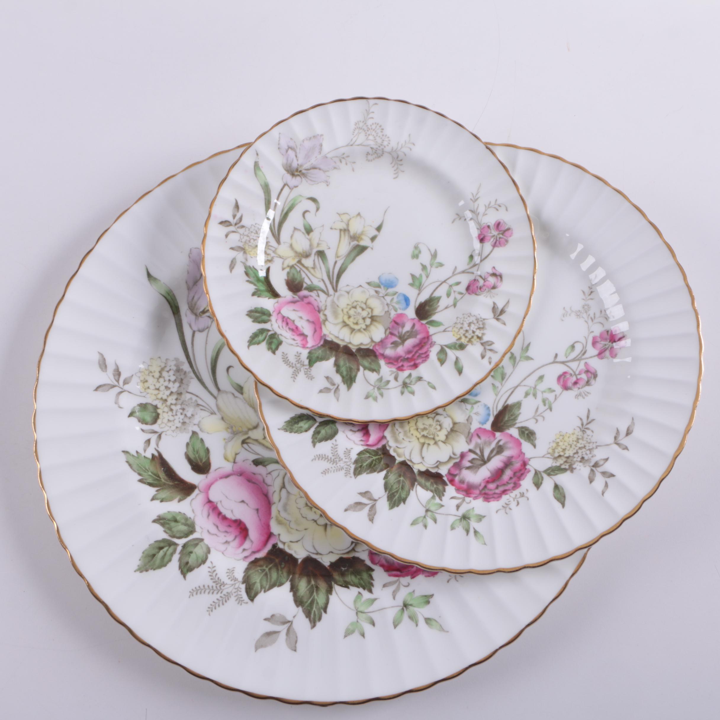 Vintage Paragon "DuBarry" English Floral Tableware 1939