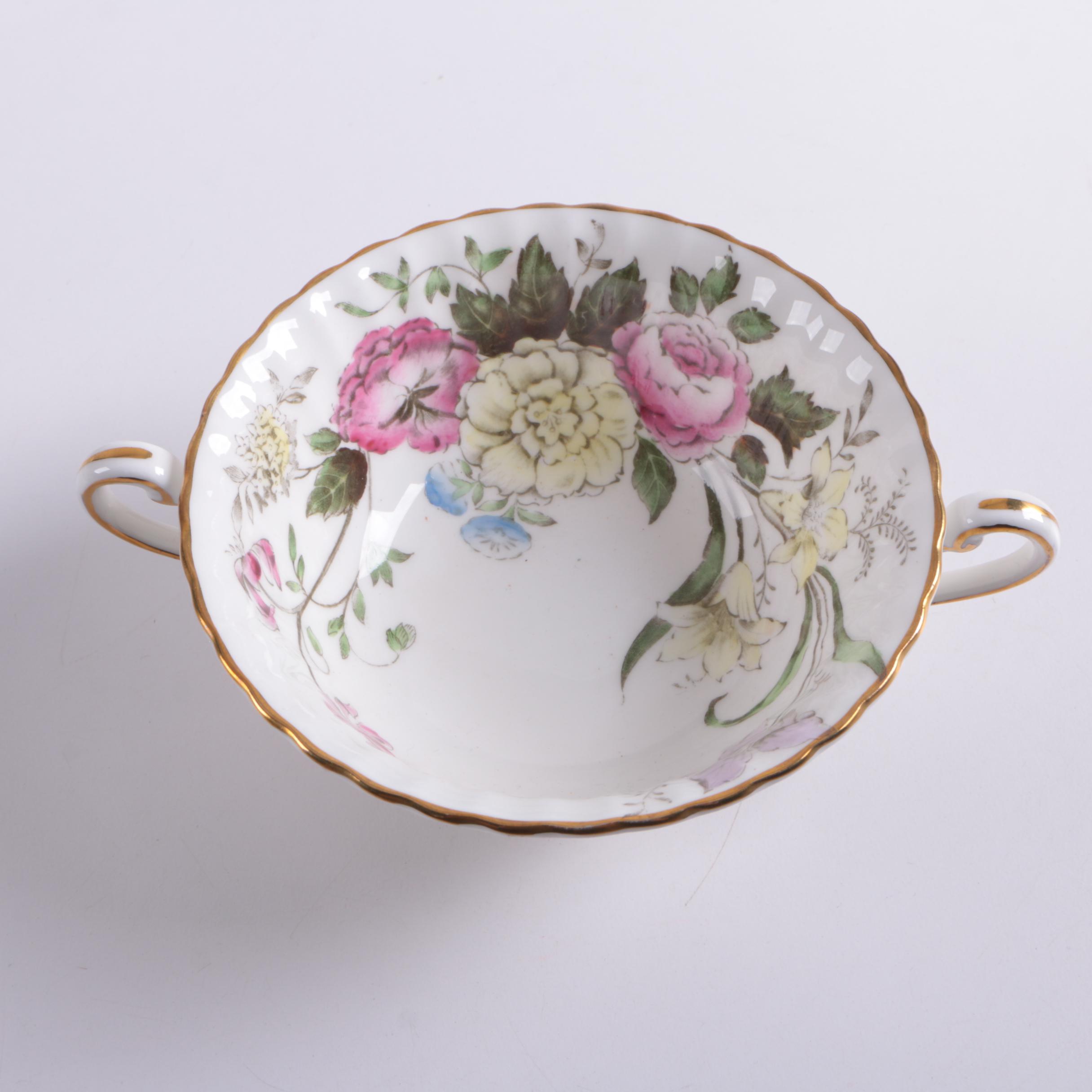 Vintage Paragon "DuBarry" English Floral Tableware 1939