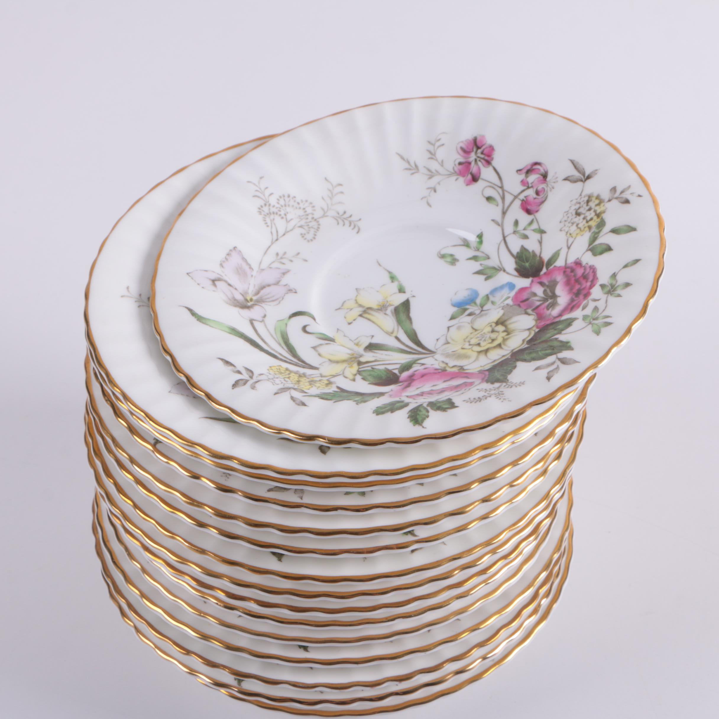 Vintage Paragon "DuBarry" English Floral Tableware 1939