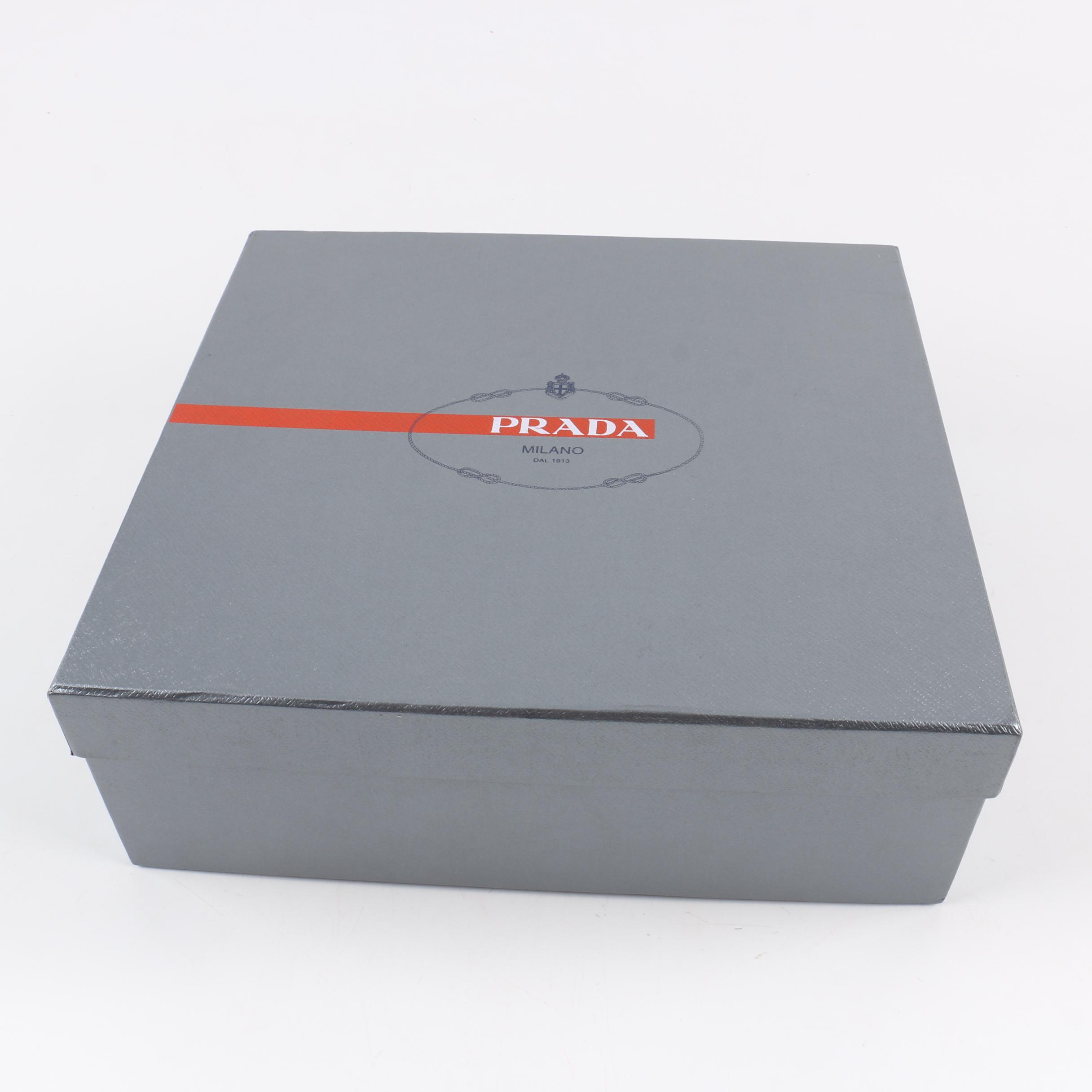 Women's Prada Shearling-Lined Suede Sneakers