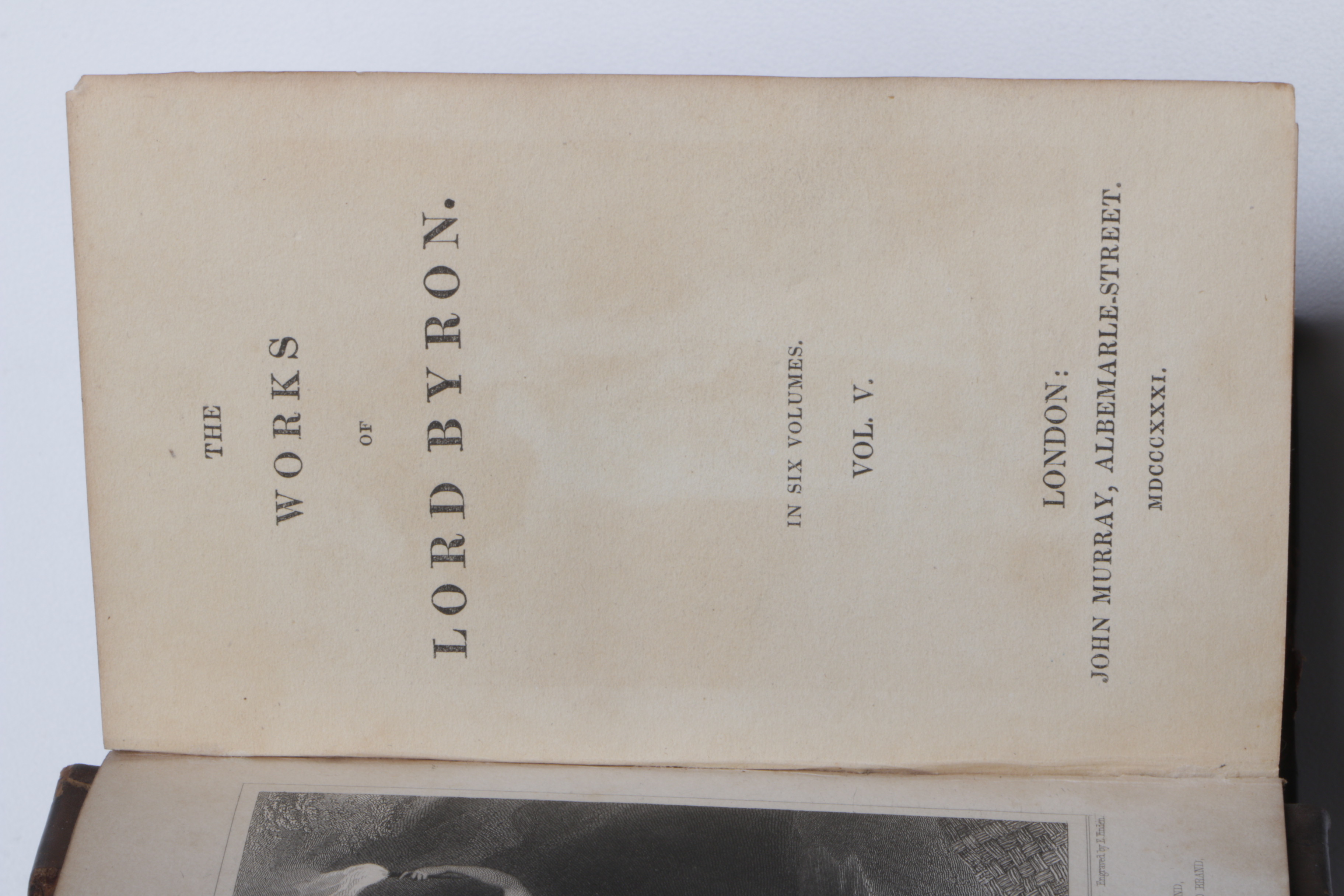 1831 "The Works of Lord Byron" in Four Volumes