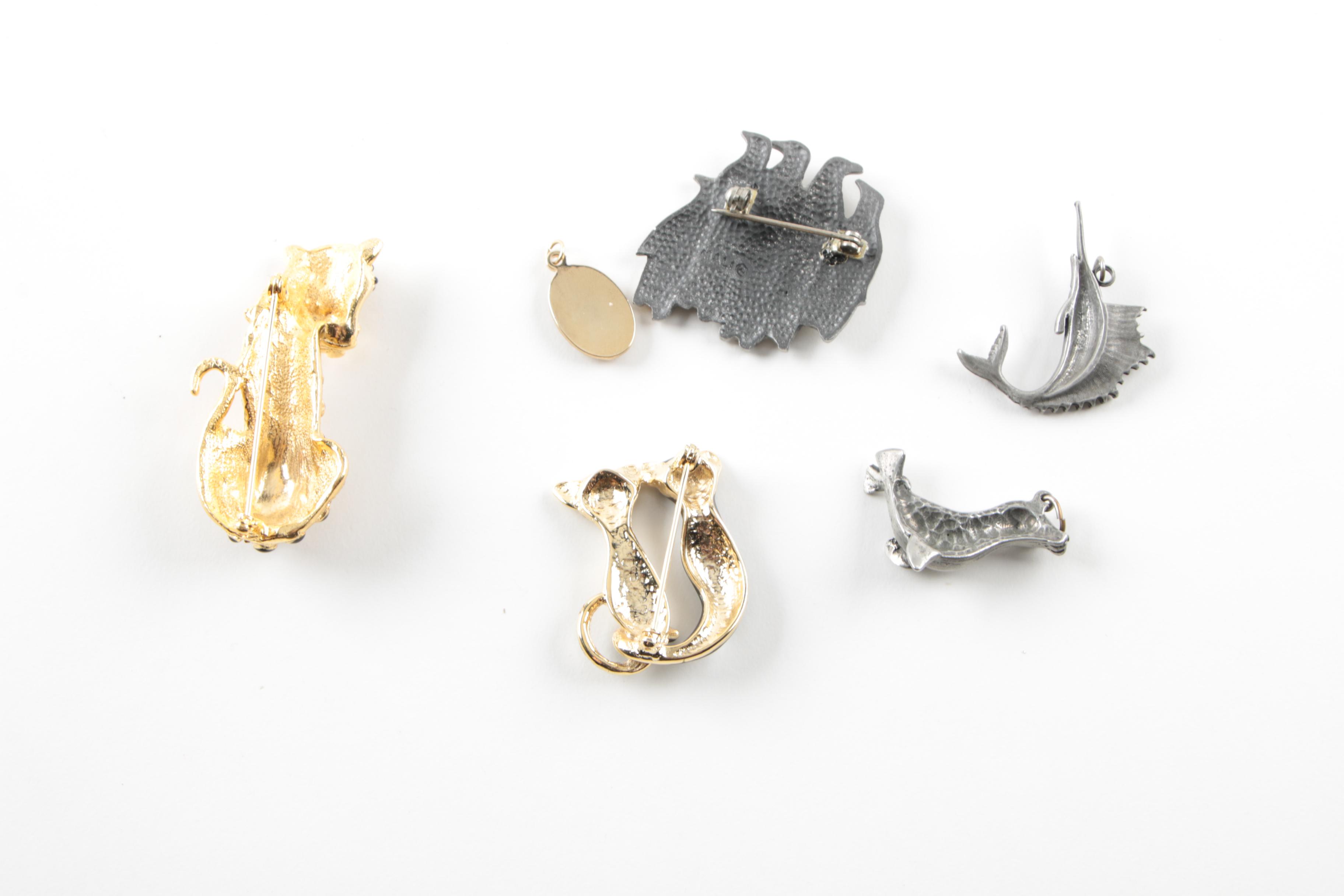 Assortment of Costume Jewelry Including Laurel Burch