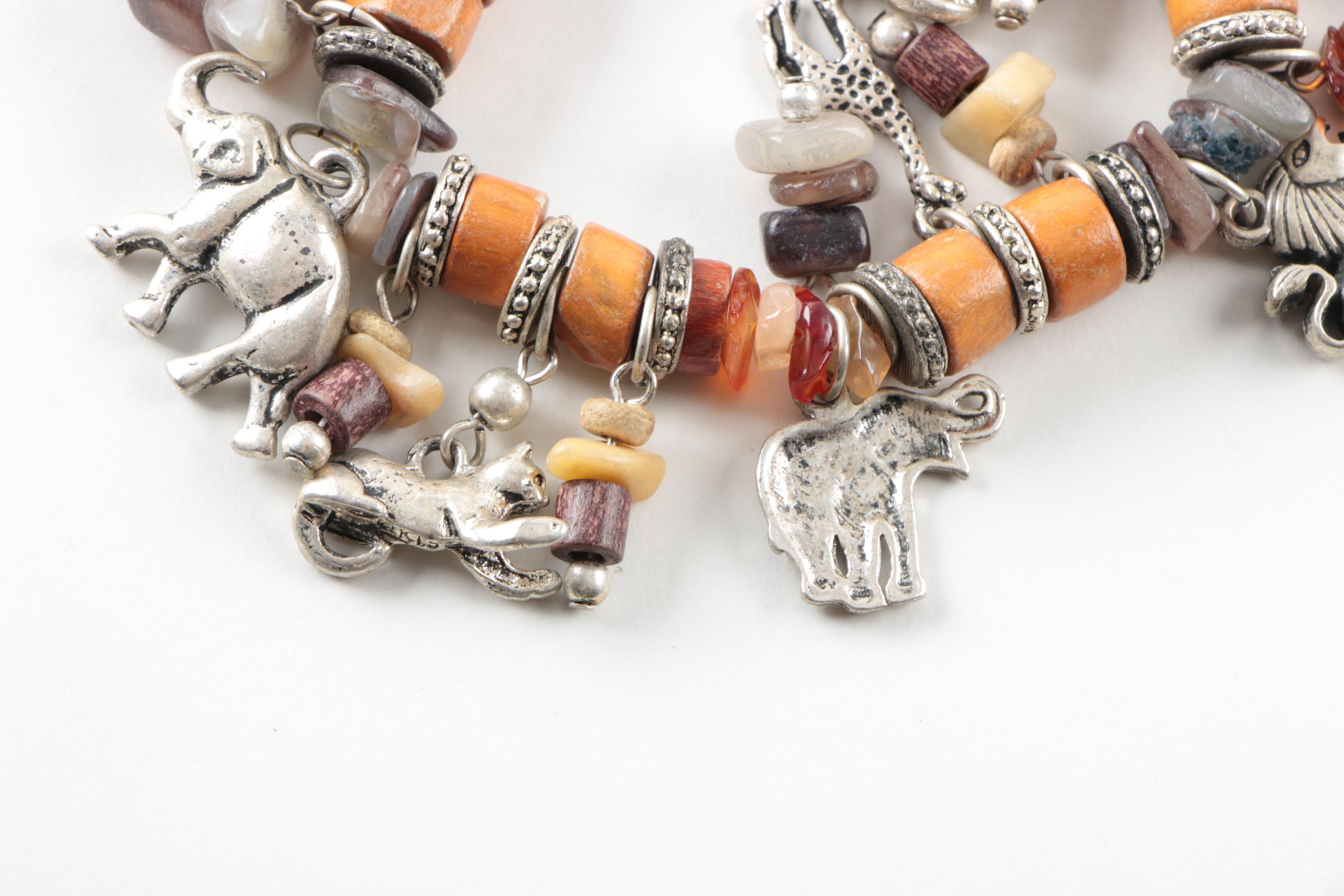 Assortment of Costume Jewelry Including Laurel Burch