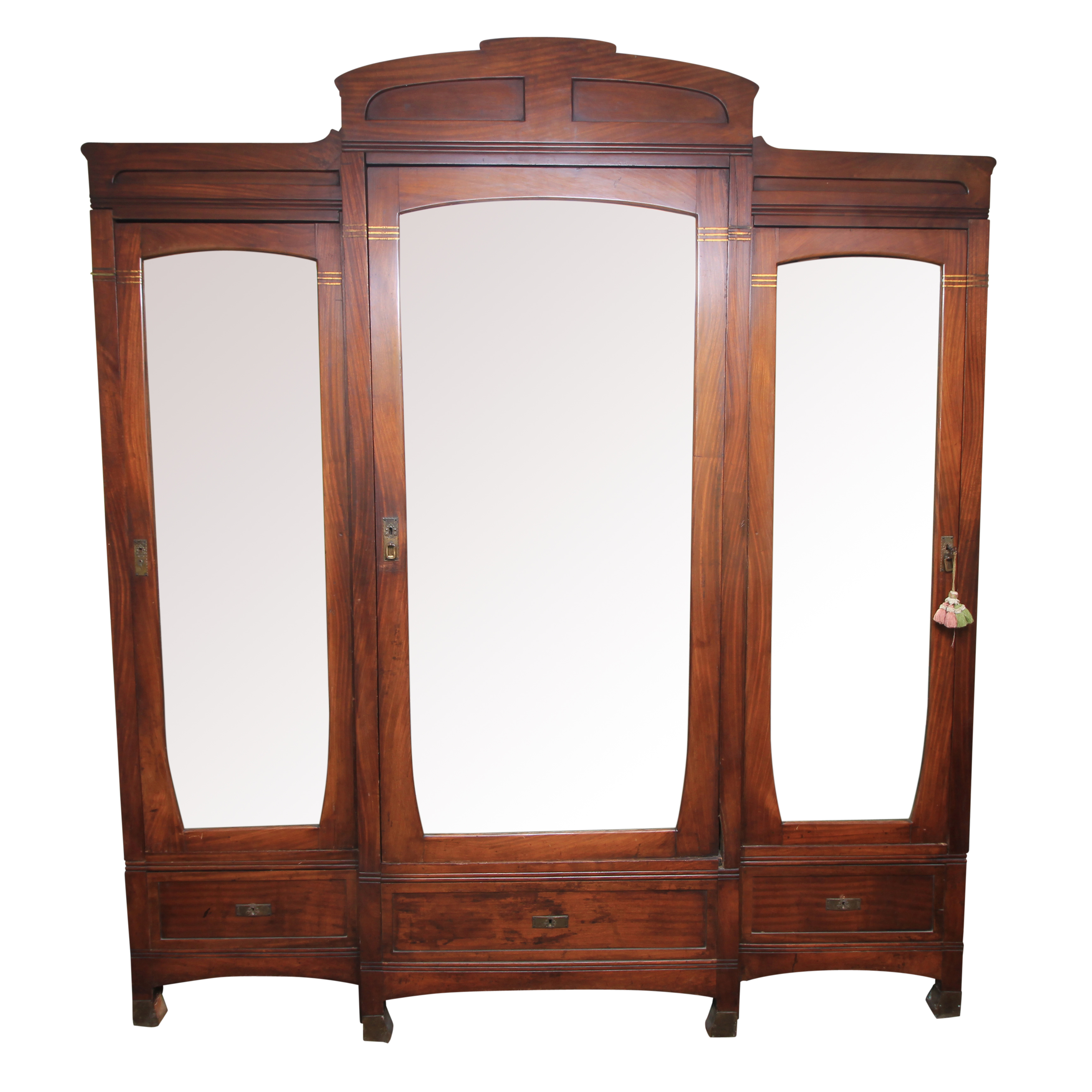 Antique Breakfront Wardrobe
