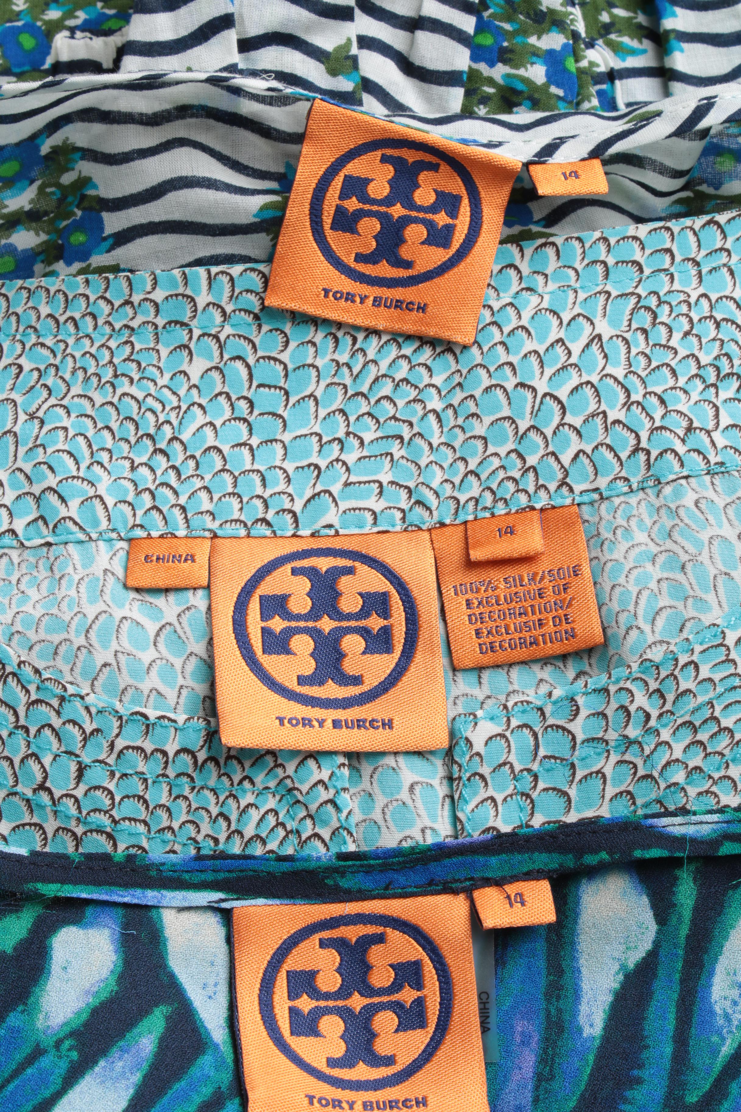 Women's Tory Burch Tunic Length Casual Tops Including Silk