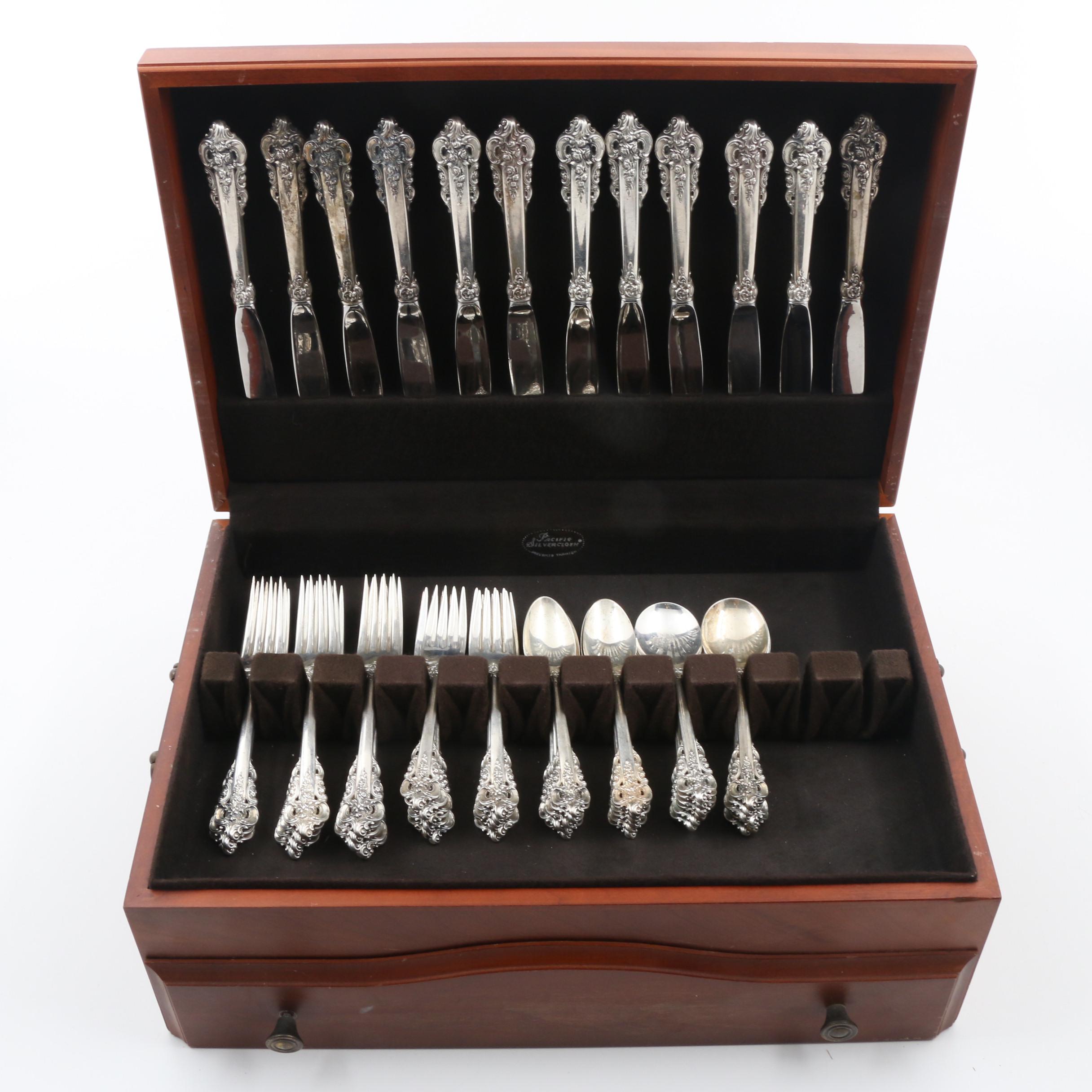 Wallace "Grande Baroque" Sterling Silver Flatware Set