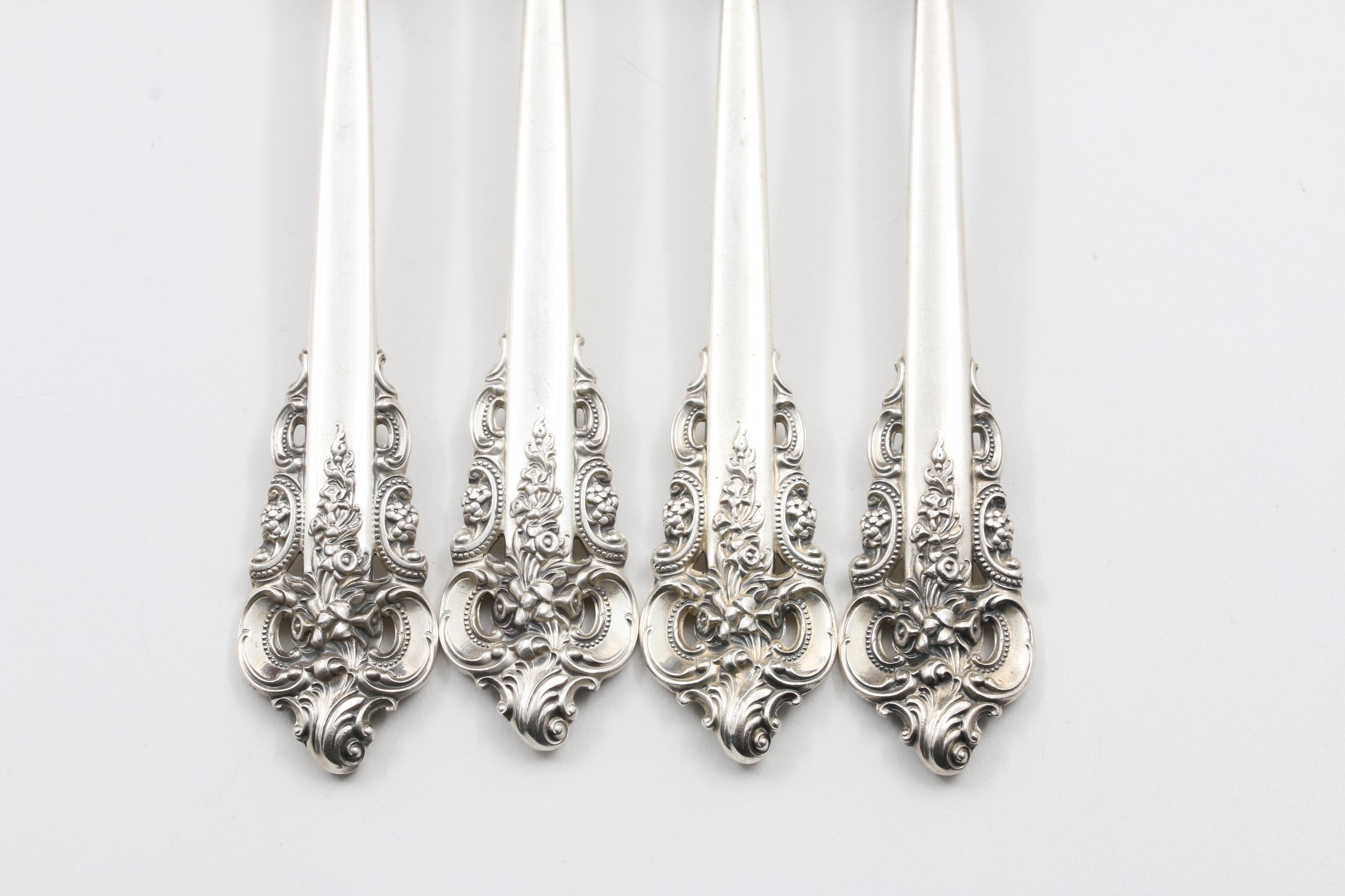 Wallace "Grande Baroque" Sterling Silver Flatware Set