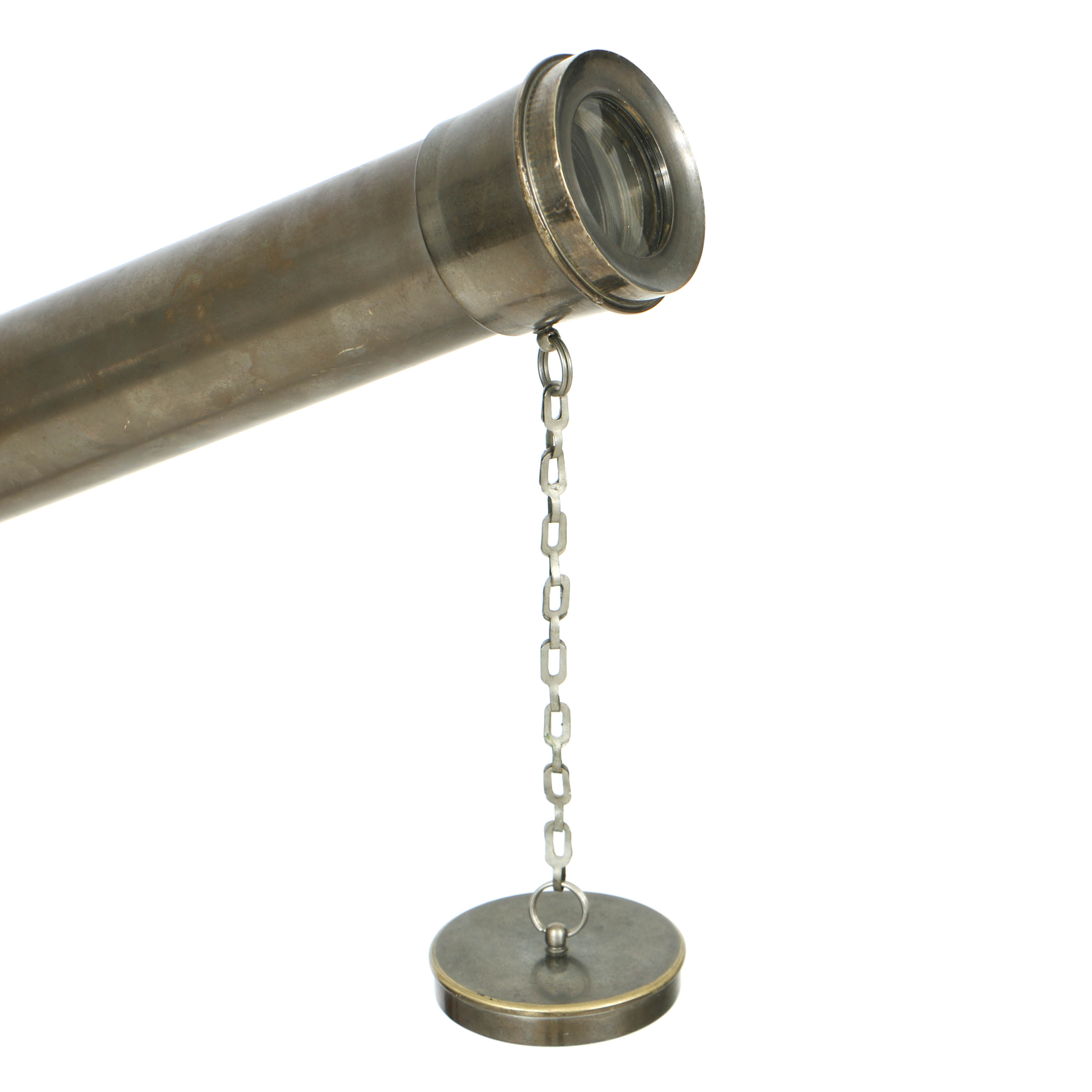 Metal Telescope on Adjustable, Wooden Stand