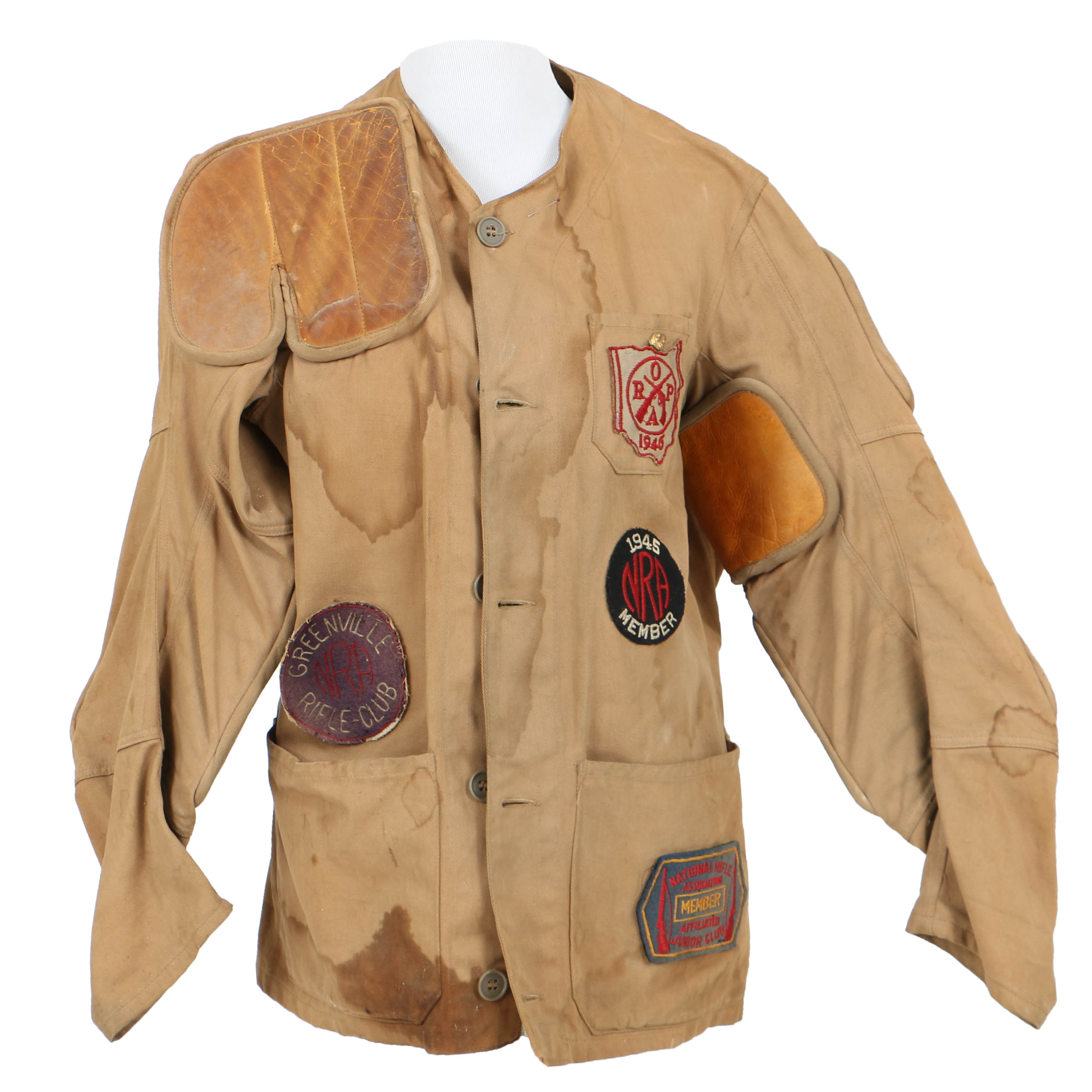 Vintage Ohio Annie Oakley Rifle Club Shooting Jacket And Rifle Sling