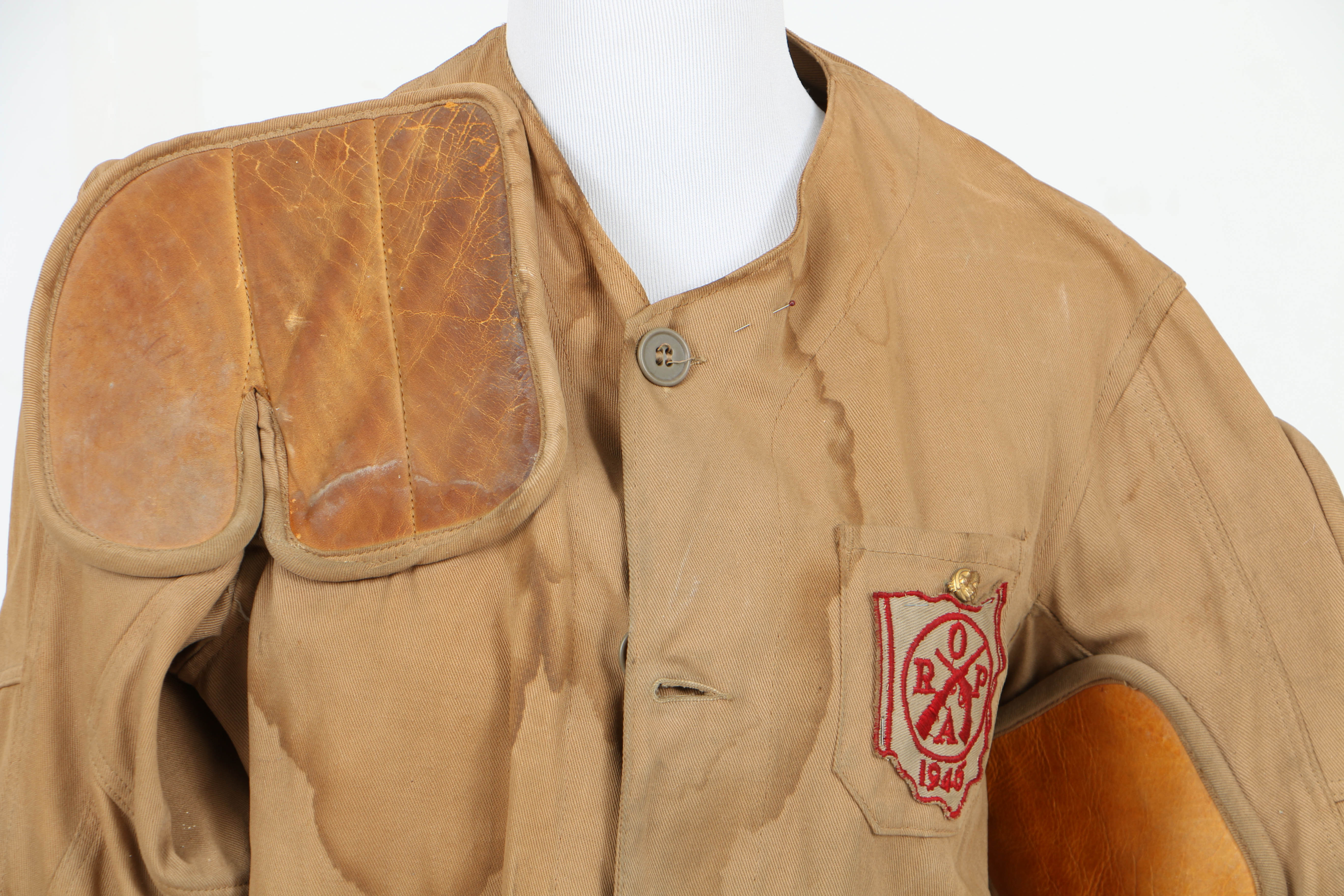 Vintage Ohio Annie Oakley Rifle Club Shooting Jacket And Rifle Sling