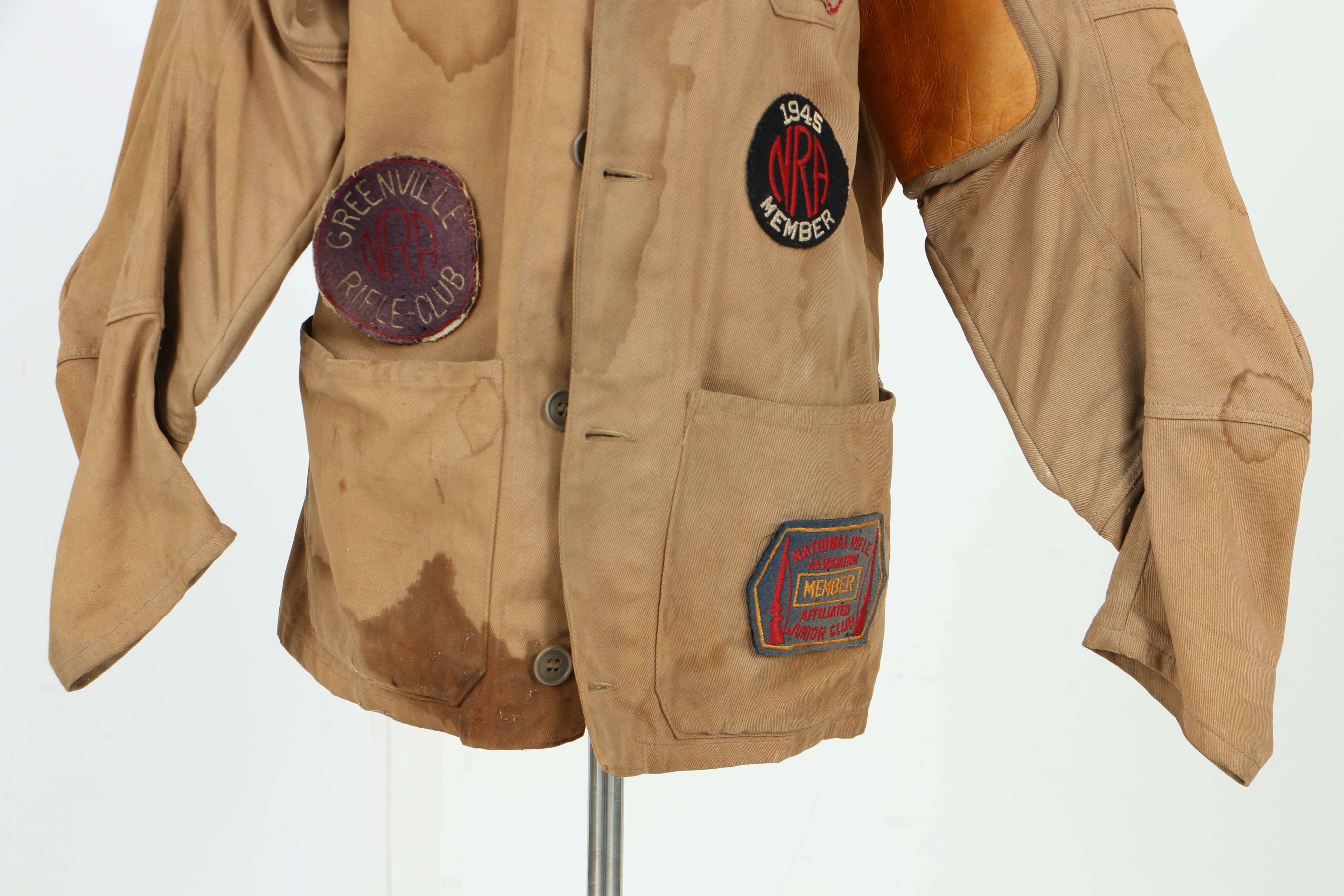 Vintage Ohio Annie Oakley Rifle Club Shooting Jacket And Rifle Sling