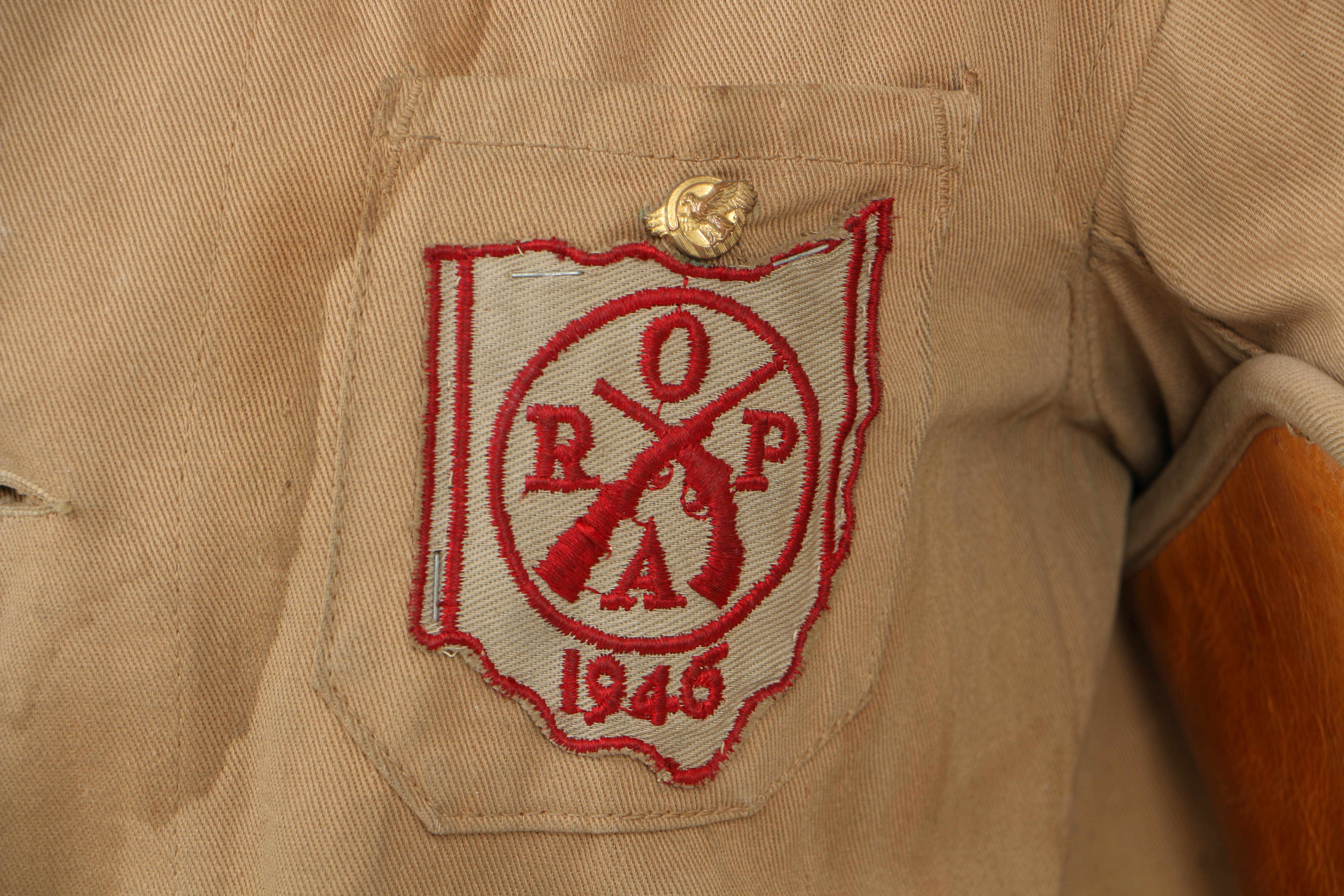 Vintage Ohio Annie Oakley Rifle Club Shooting Jacket And Rifle Sling