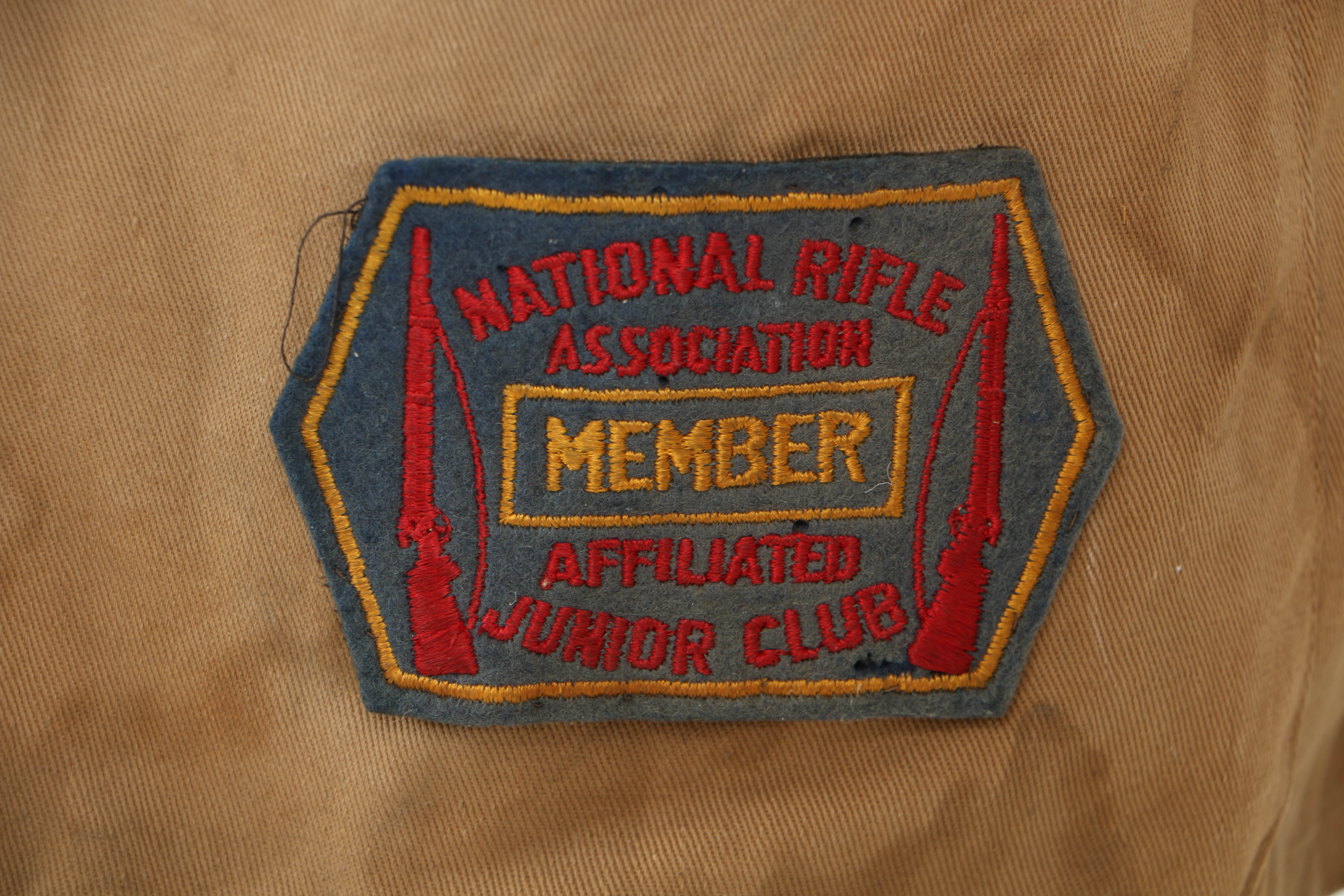 Vintage Ohio Annie Oakley Rifle Club Shooting Jacket And Rifle Sling