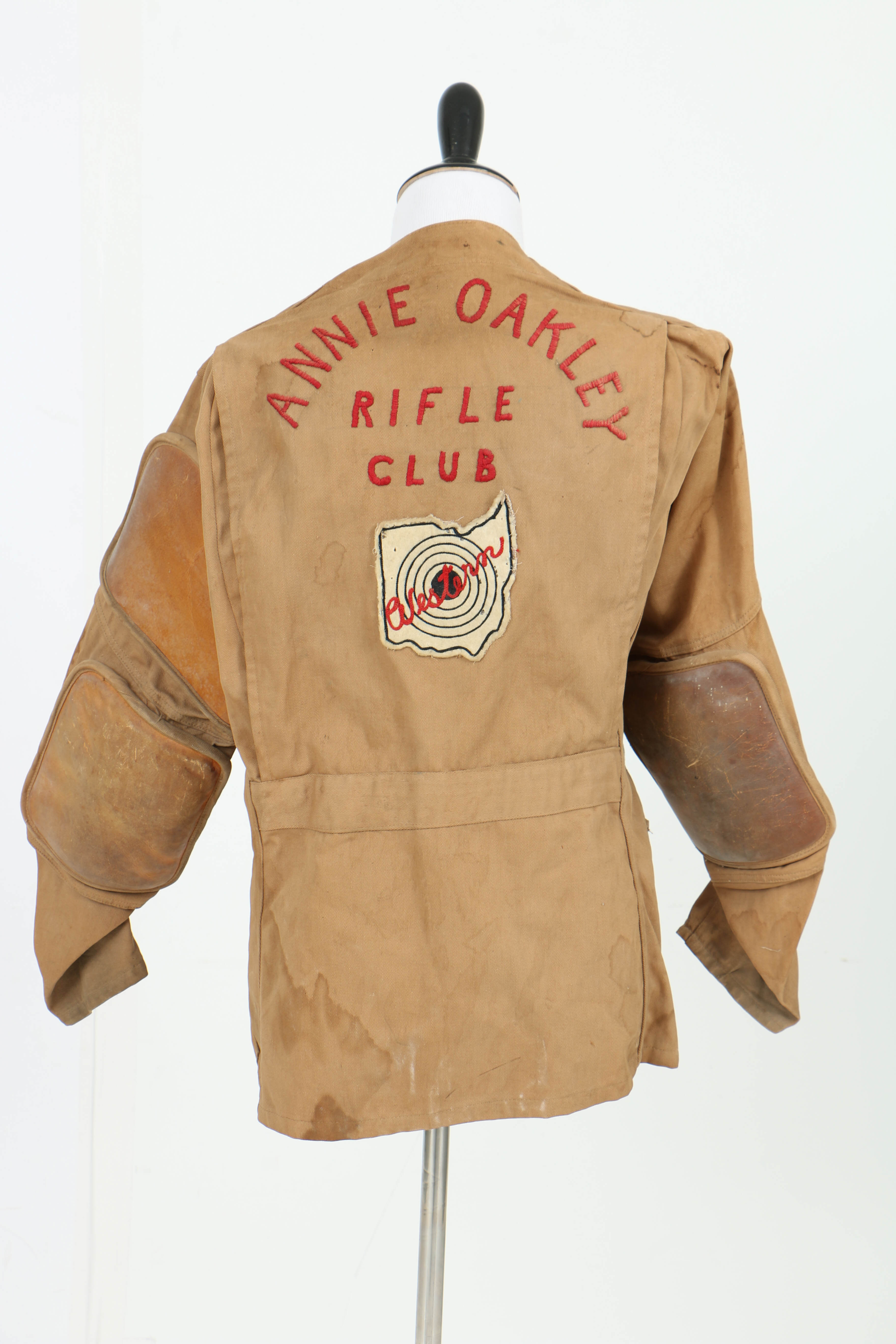 Vintage Ohio Annie Oakley Rifle Club Shooting Jacket And Rifle Sling