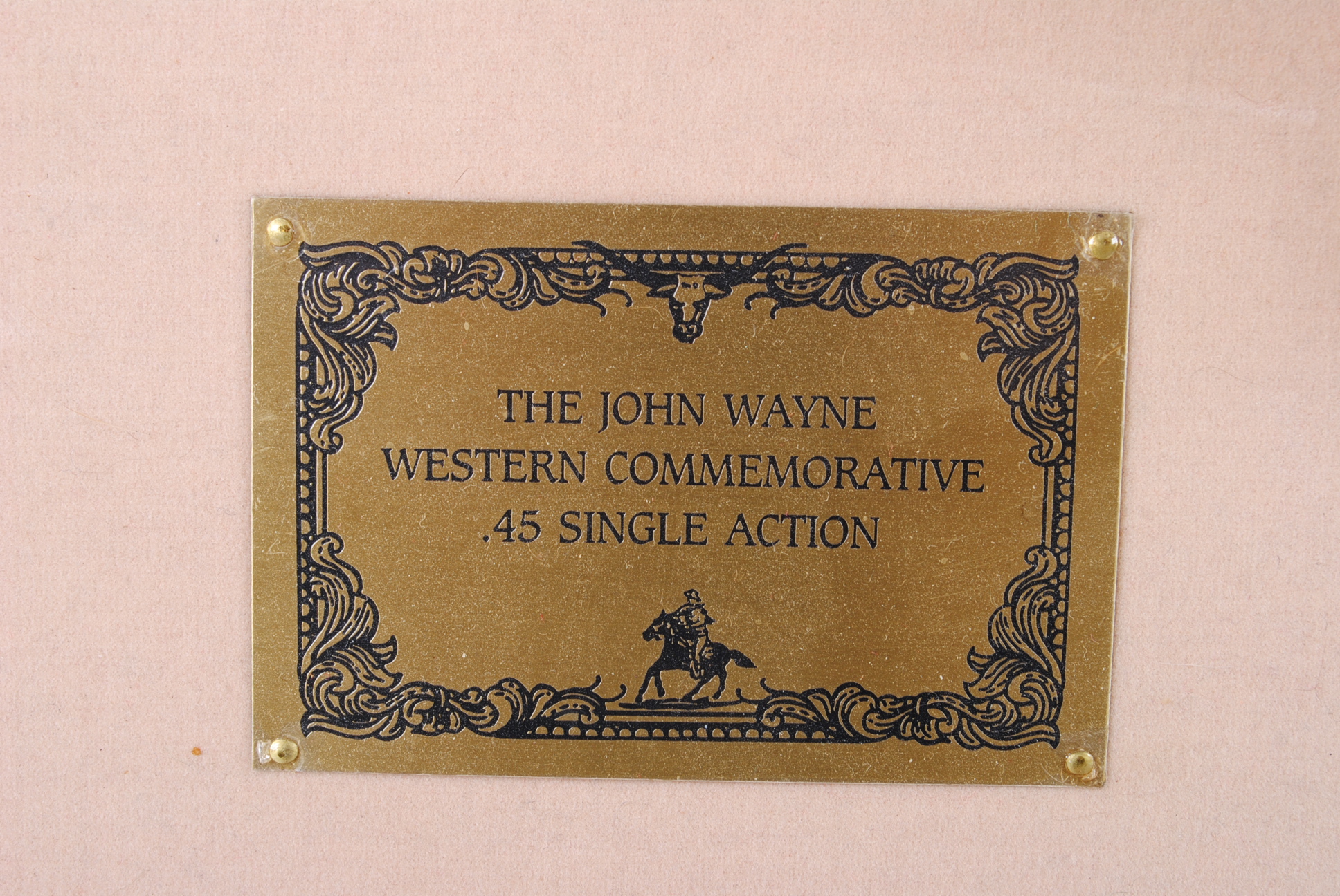 The John Wayne Commemorative .45 Single Action Colt and Frame