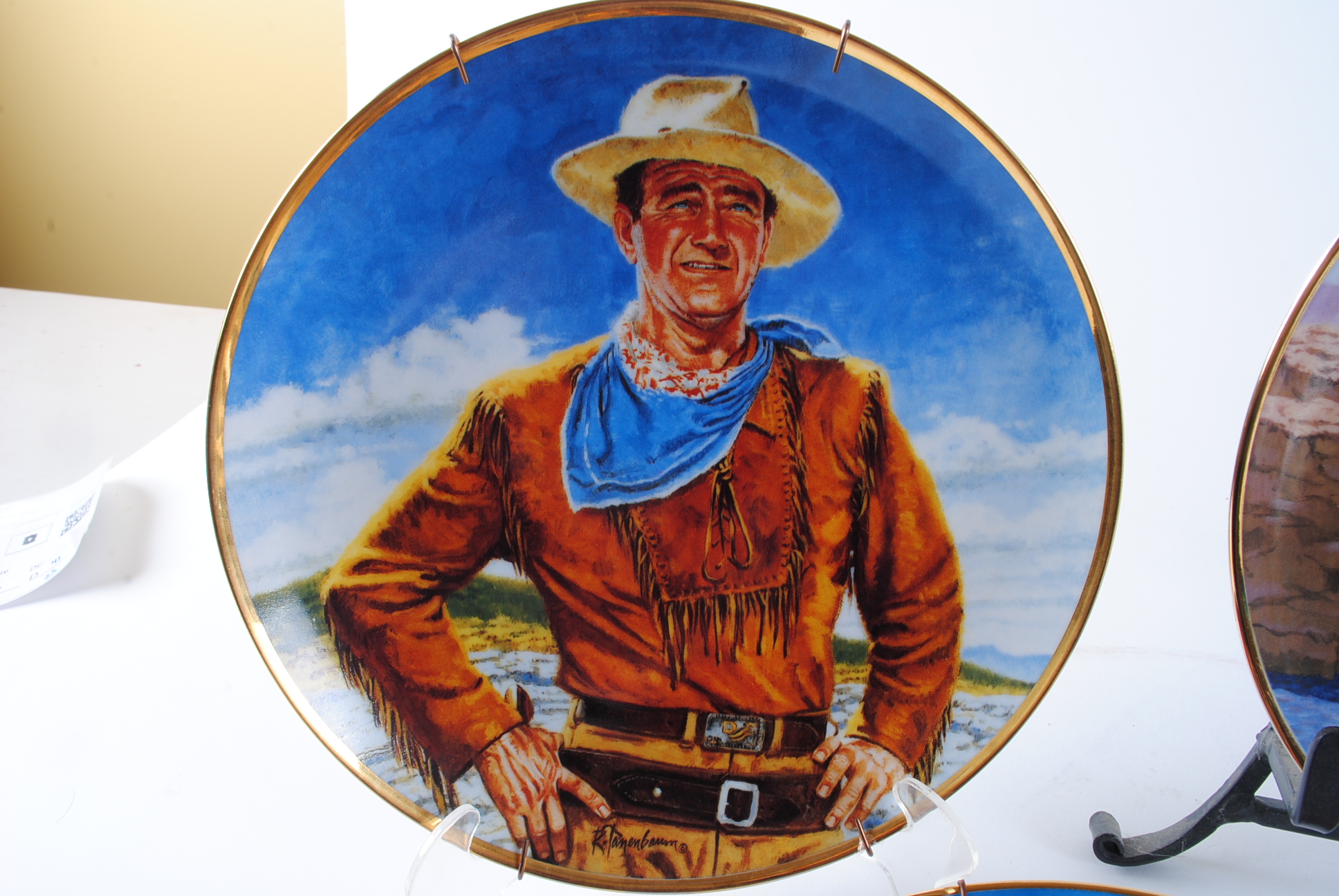 Franklin Mint John Wayne Collector Plates