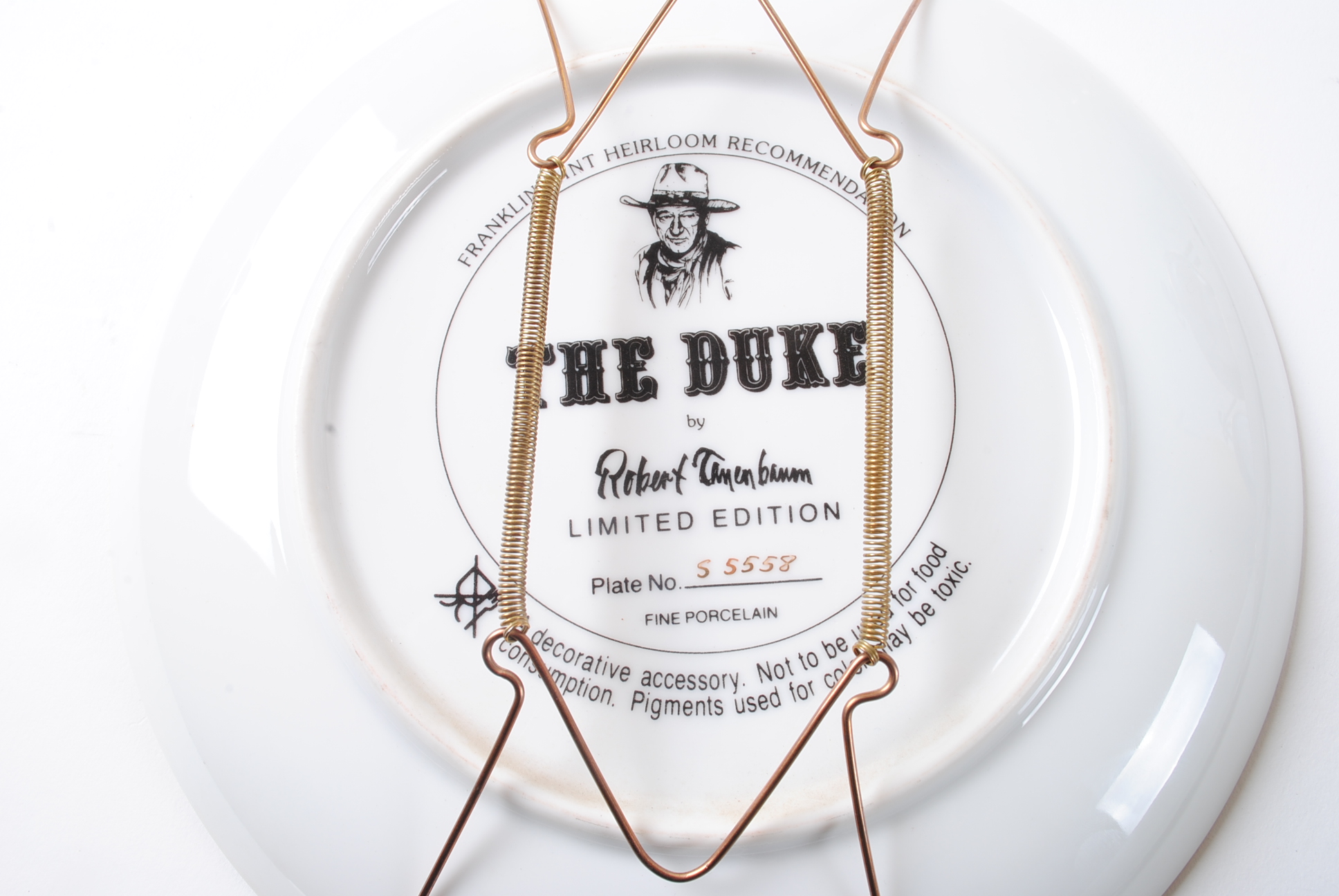 Franklin Mint John Wayne Collector Plates