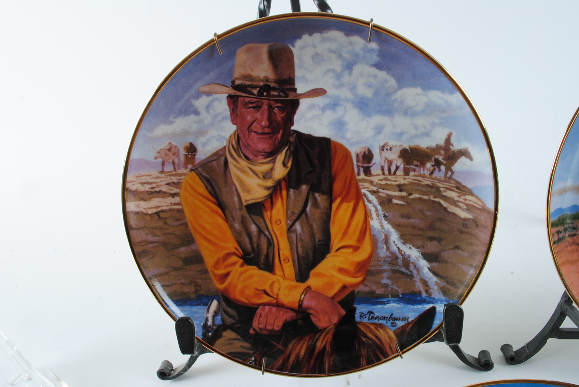 Franklin Mint John Wayne Collector Plates
