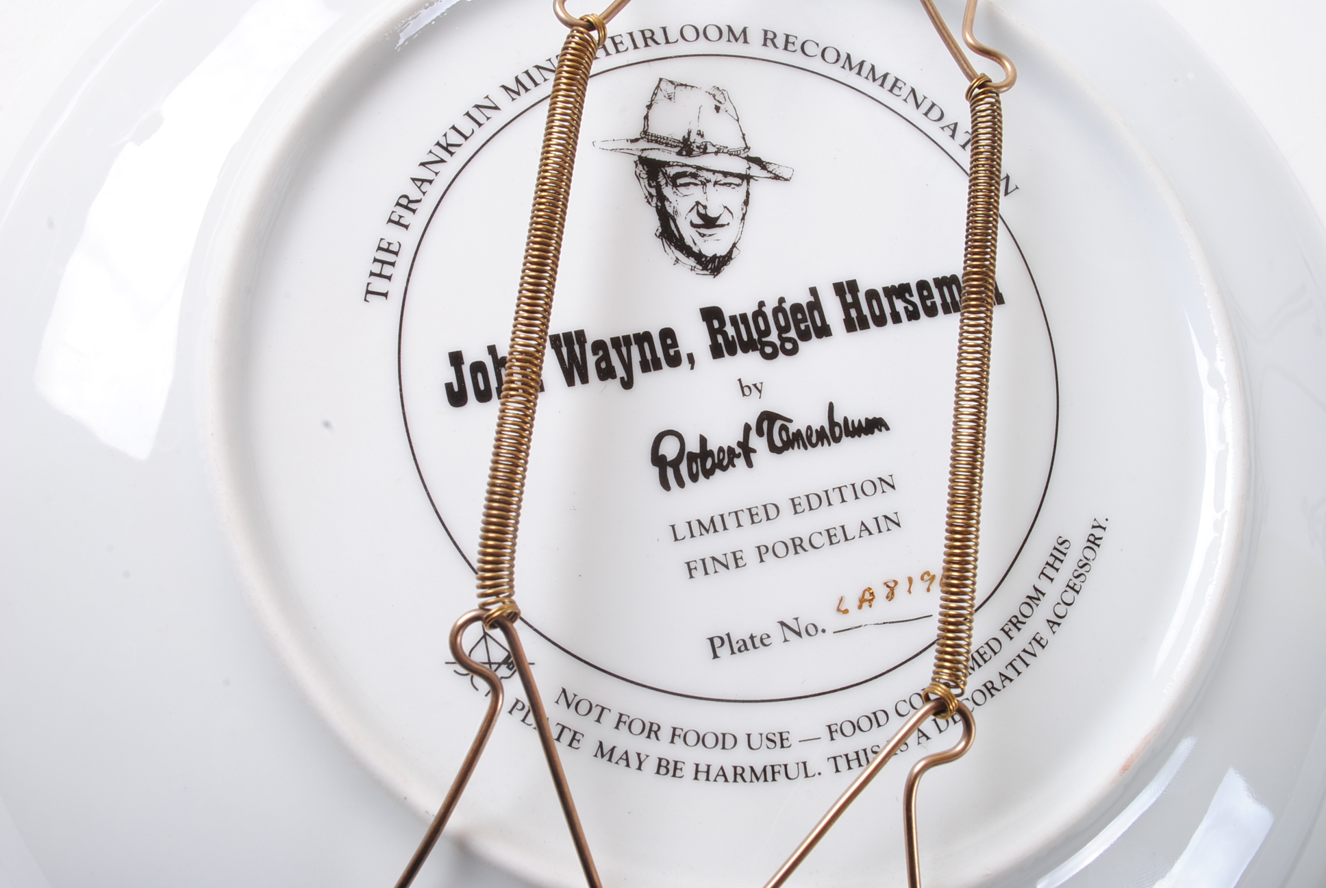 Franklin Mint John Wayne Collector Plates