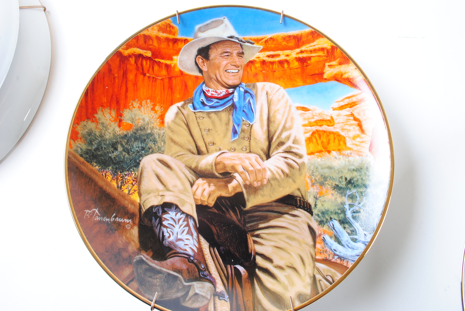 Franklin Mint John Wayne Collector Plates