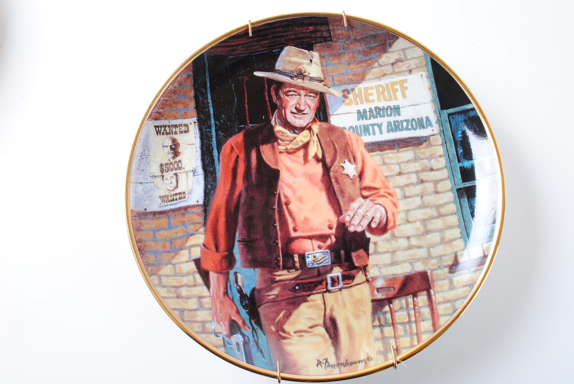 Franklin Mint John Wayne Collector Plates