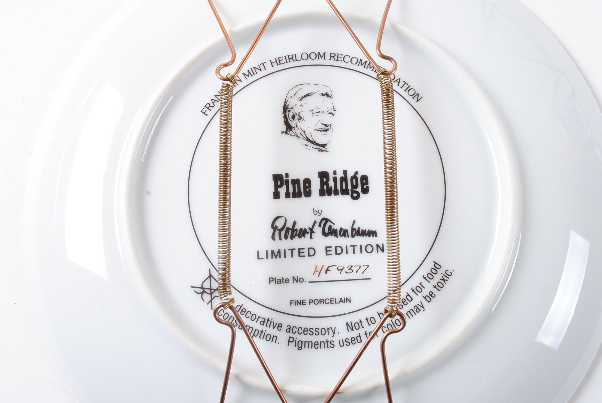 Franklin Mint John Wayne Collector Plates