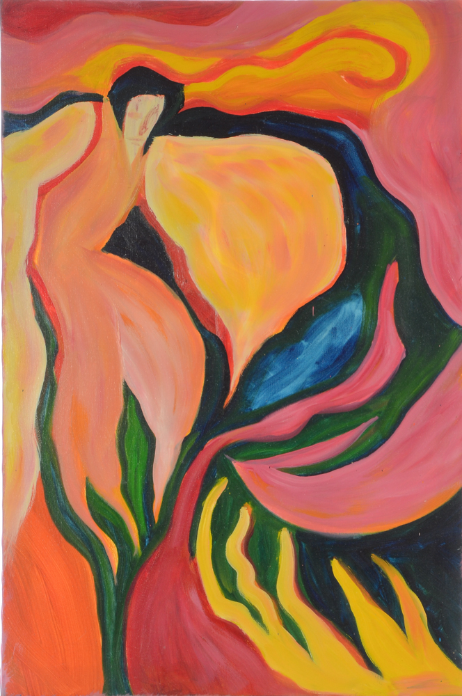 Carol Mathews Original Oil Painting "Angel"