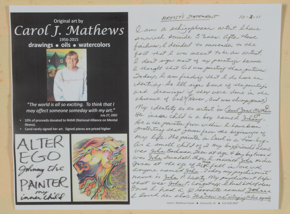 Carol Mathews Original Oil Painting "Angel"