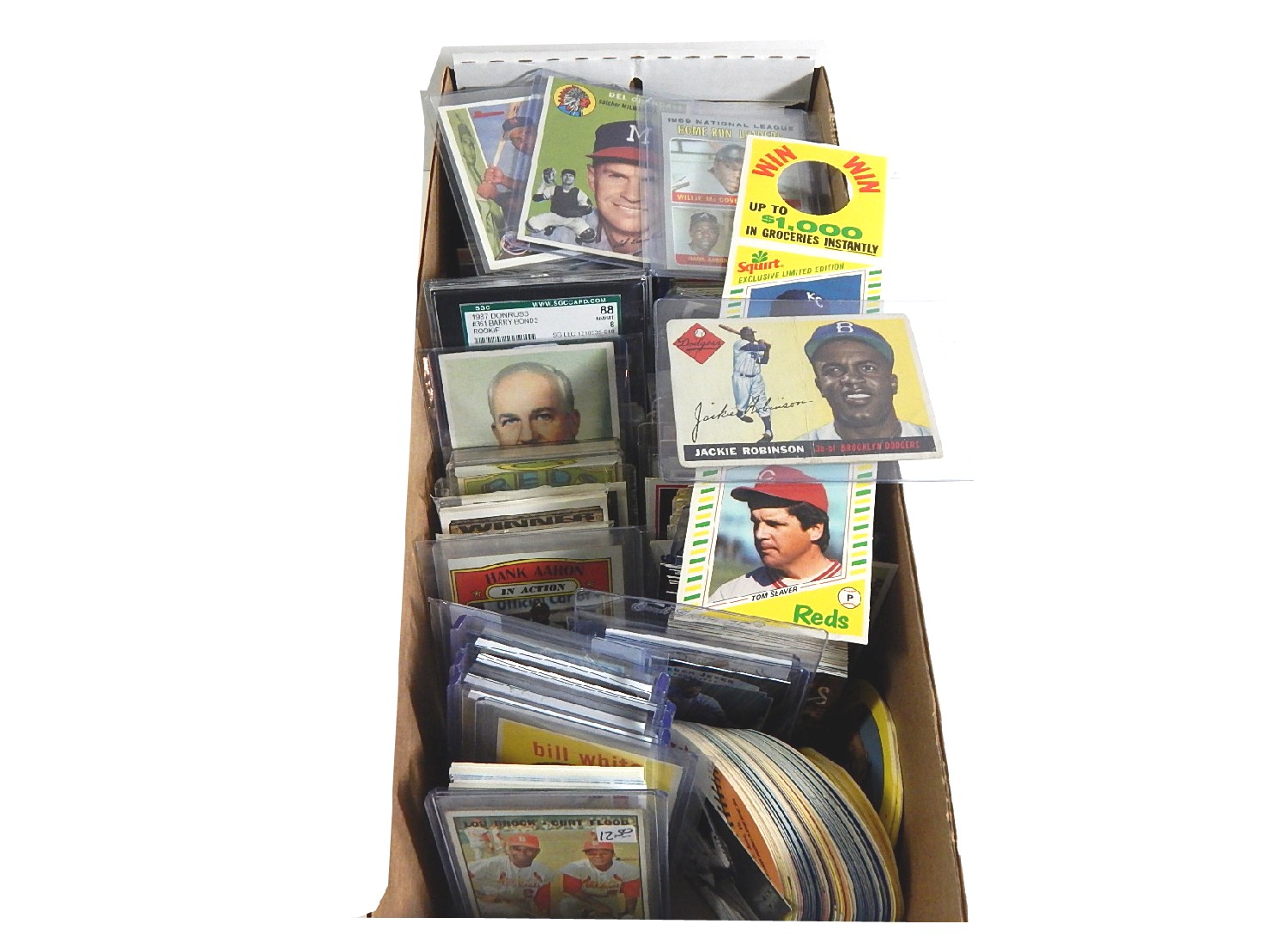 Collection of Vintage Baseball Cards 1950s to 2000s