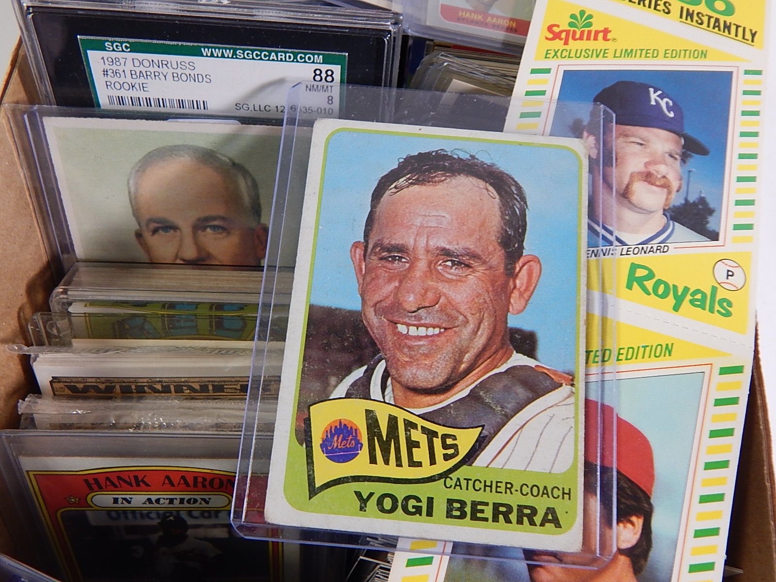 Collection of Vintage Baseball Cards 1950s to 2000s