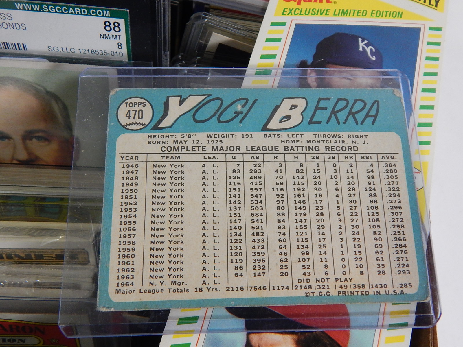 Collection of Vintage Baseball Cards 1950s to 2000s