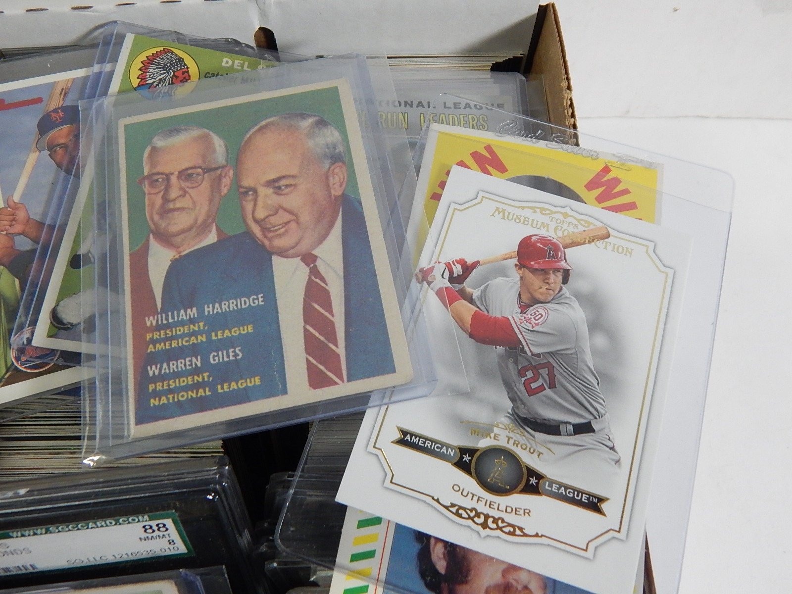 Collection of Vintage Baseball Cards 1950s to 2000s