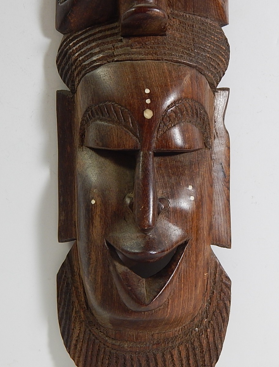 Carved Indonesian Wooden Mask