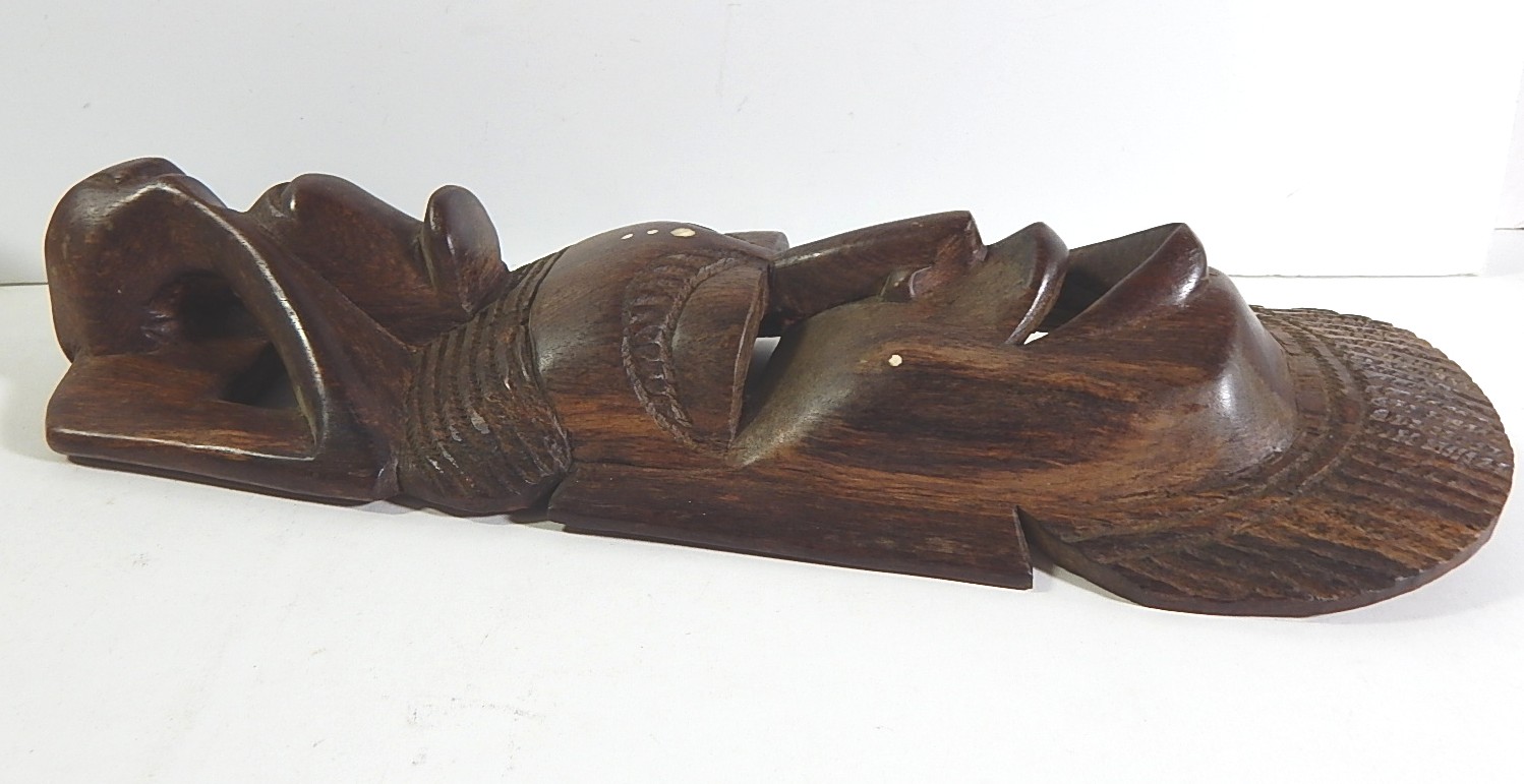 Carved Indonesian Wooden Mask