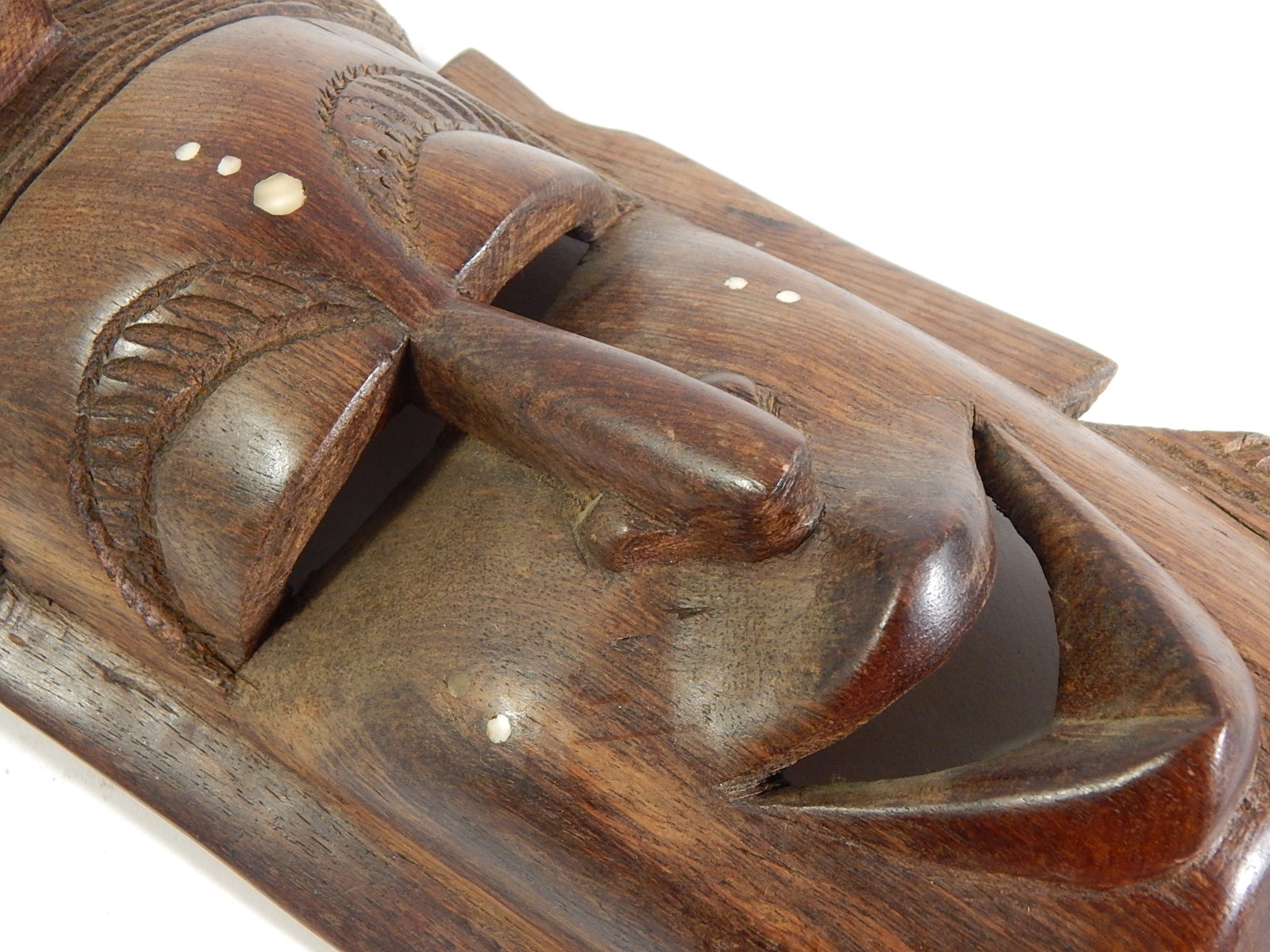 Carved Indonesian Wooden Mask