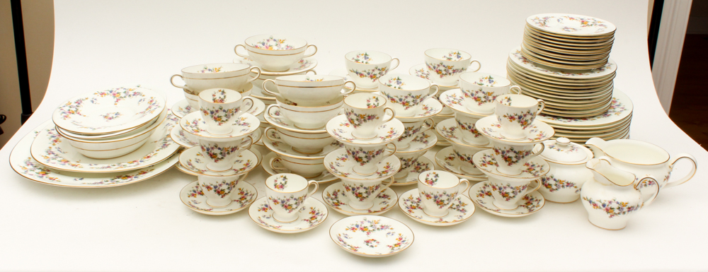 Mintons "Spring Flowers" Dinnerware, Circa 1938-1959