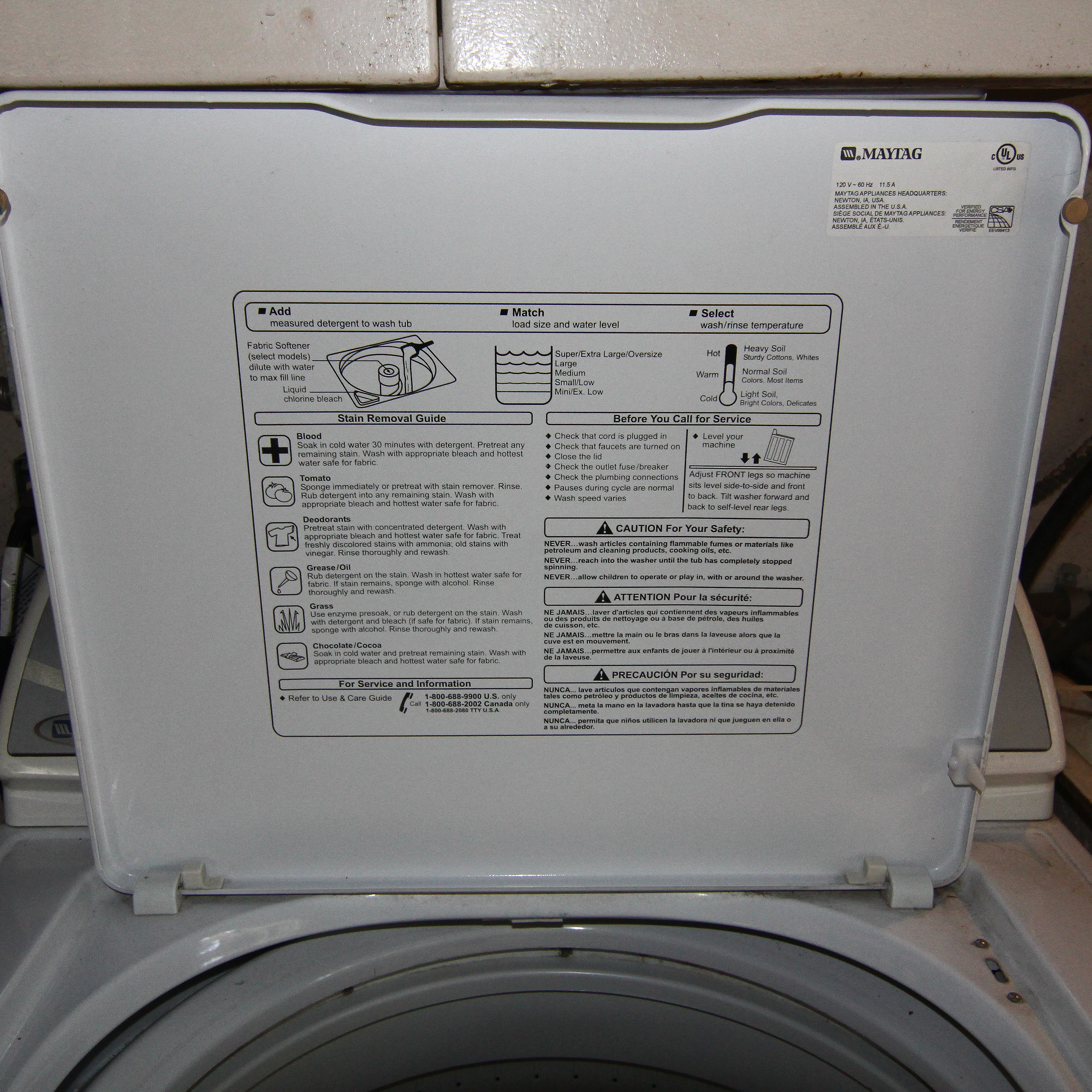Maytag Legacy Series Washing Machine