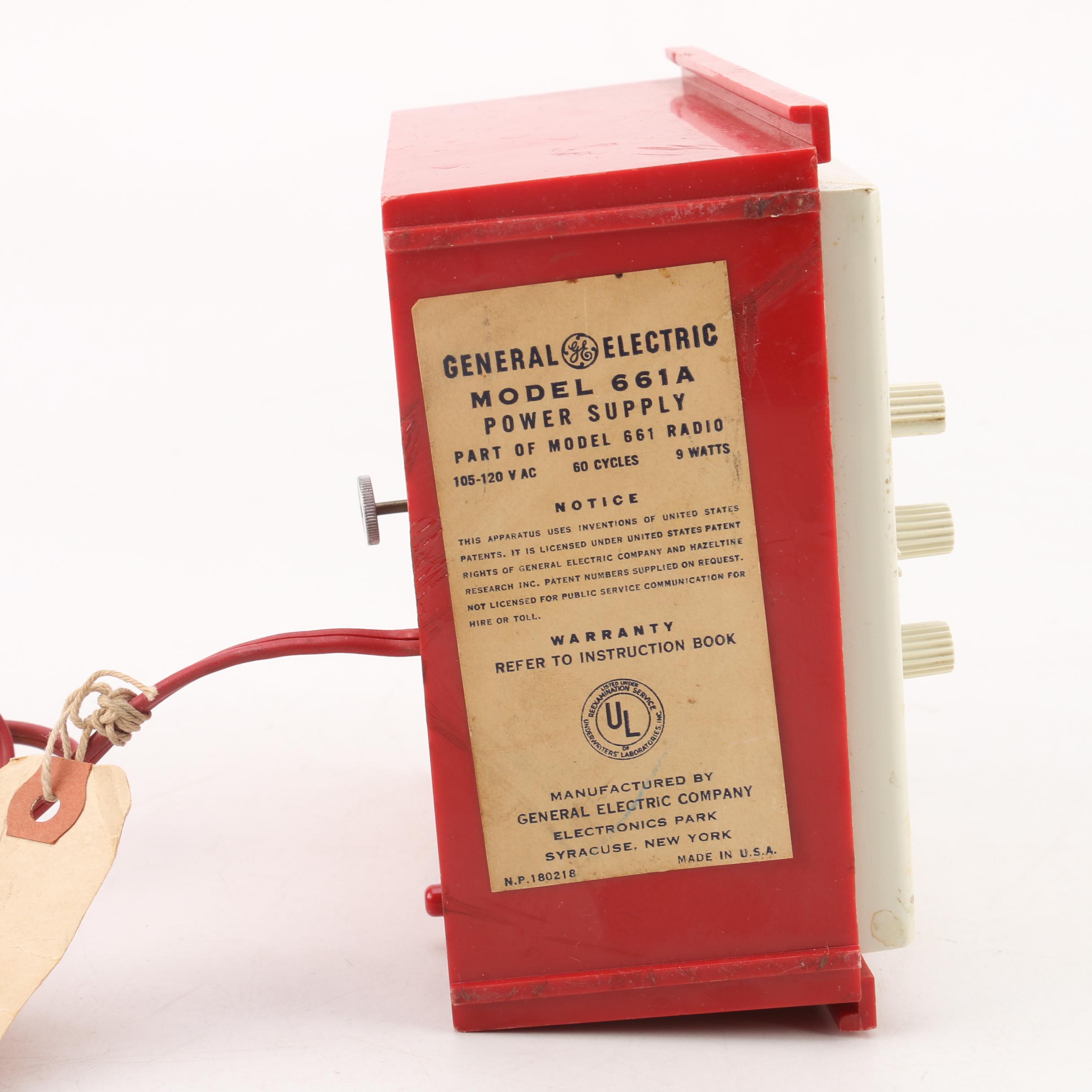 Vintage General Electric Model 661A Alarm Clock