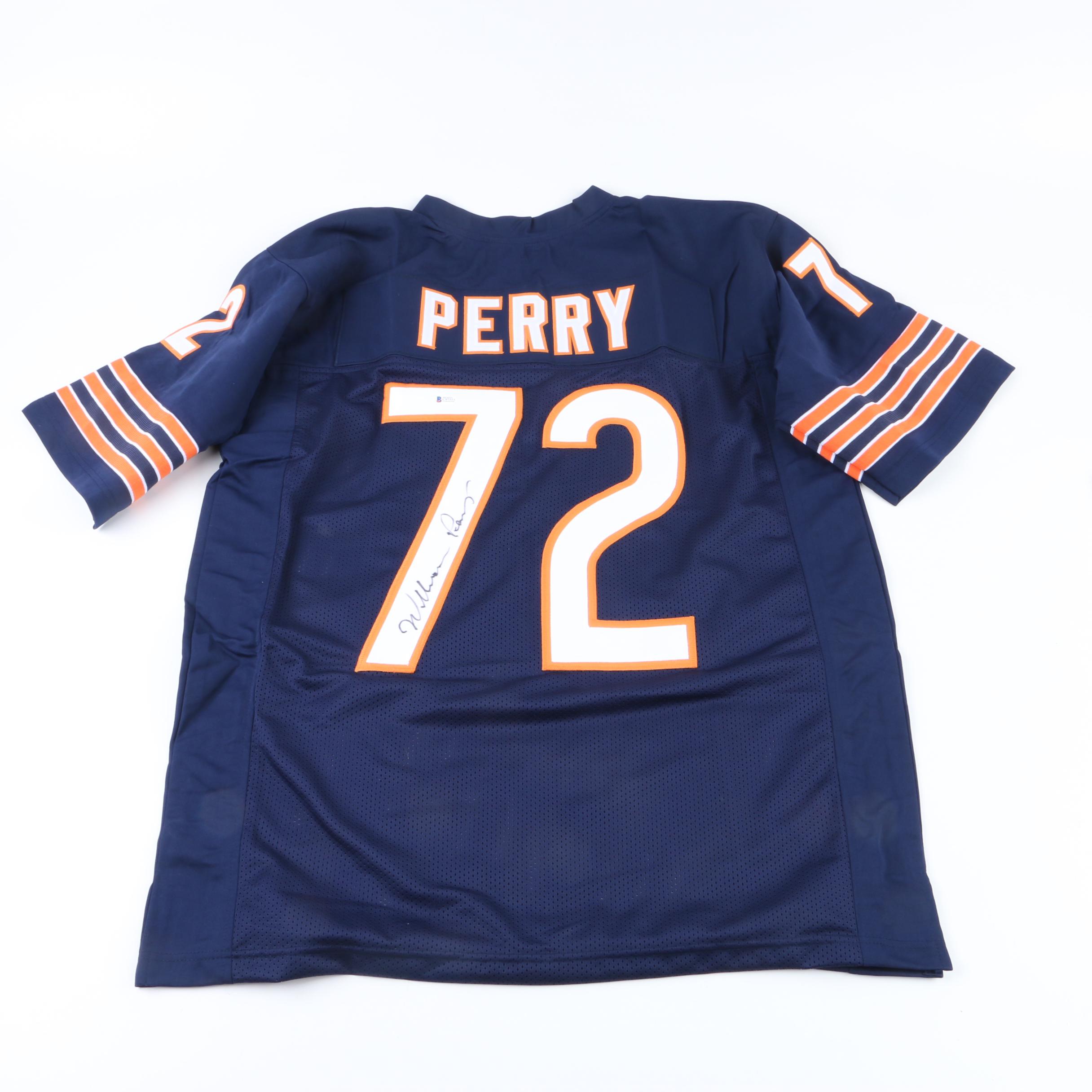 William "The Fridge" Perry Autographed Chicago Bears Jersey - Beckett COA