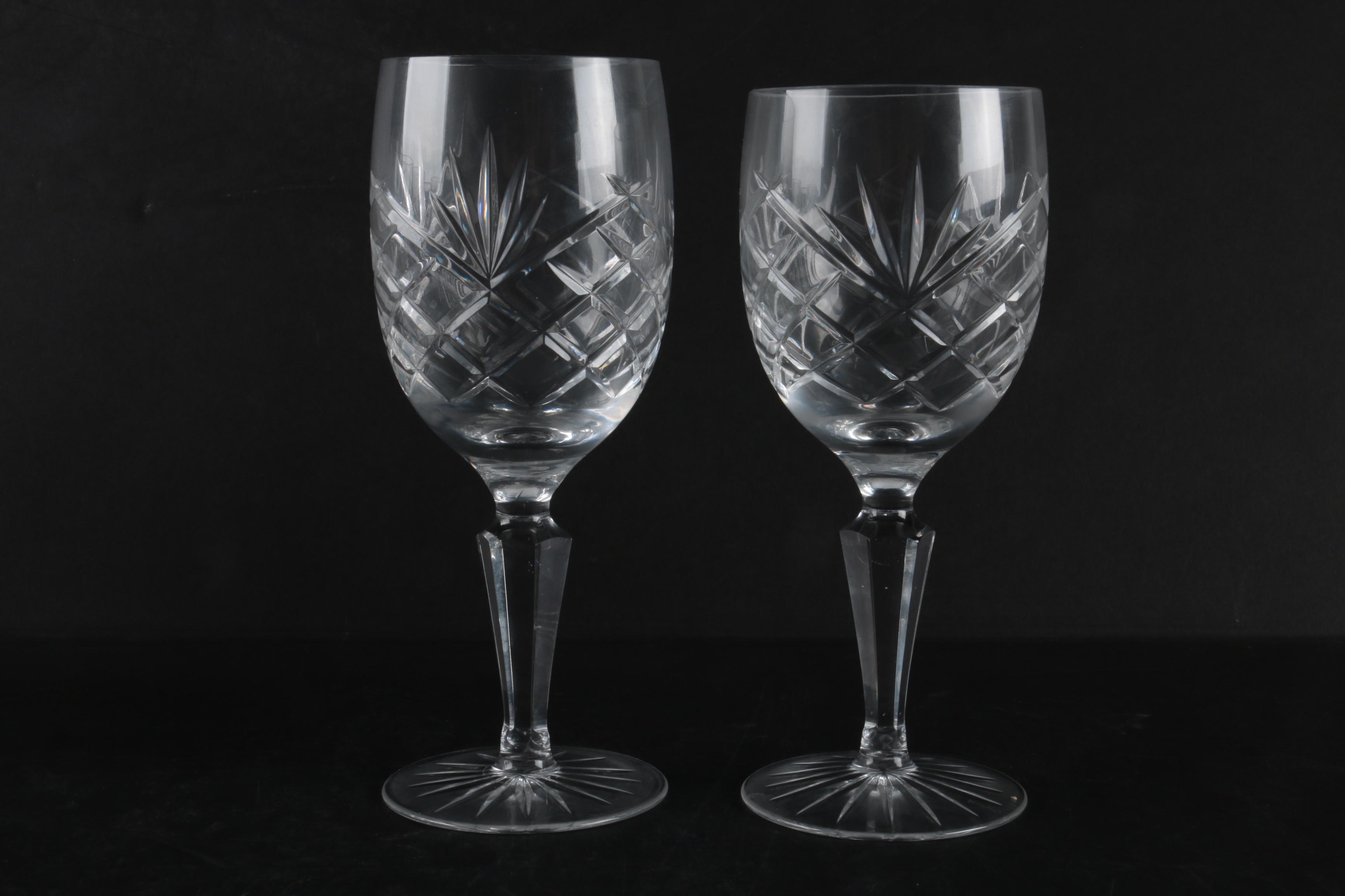 Galway "Ashford" Crystal Water Goblets