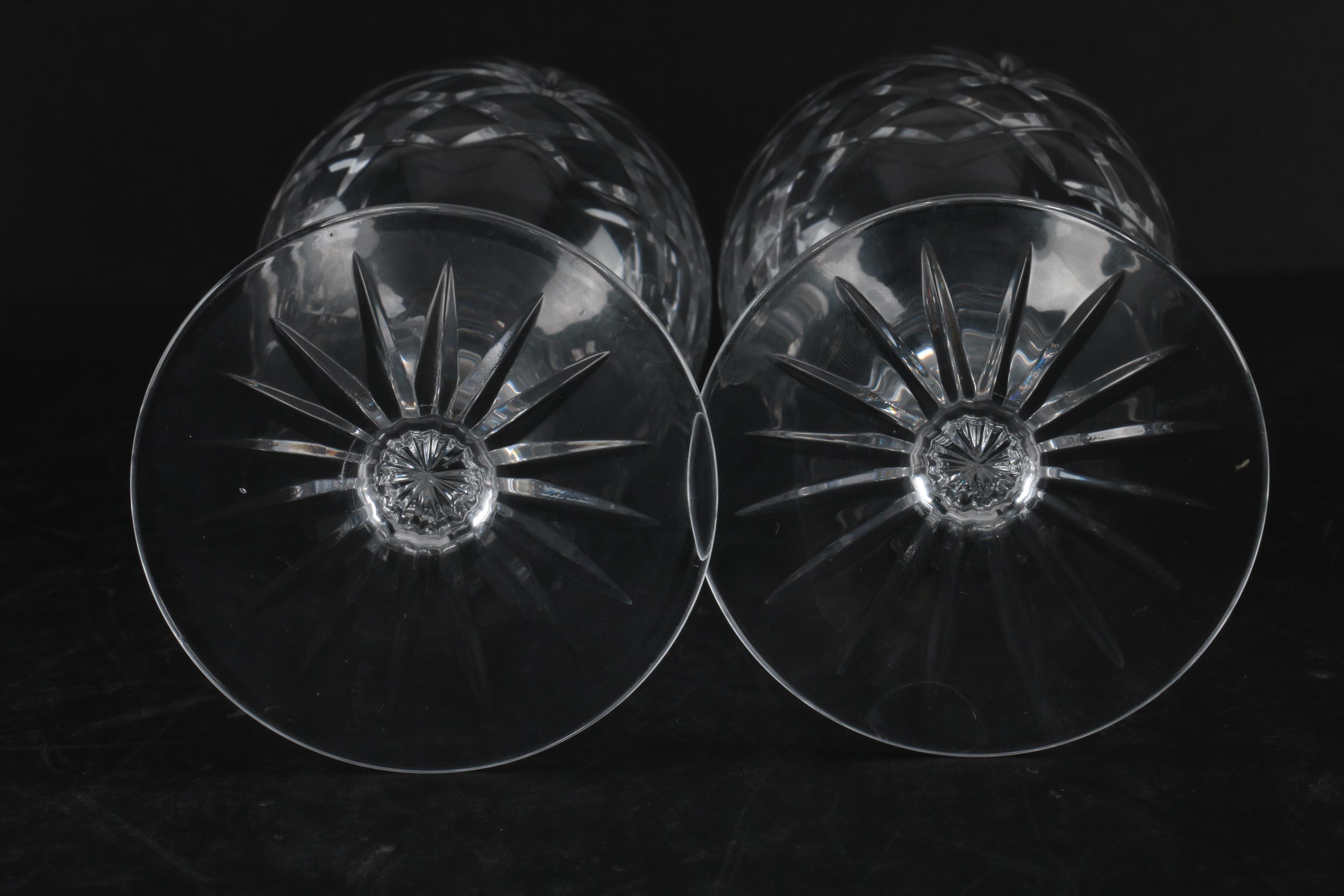 Galway "Ashford" Crystal Water Goblets