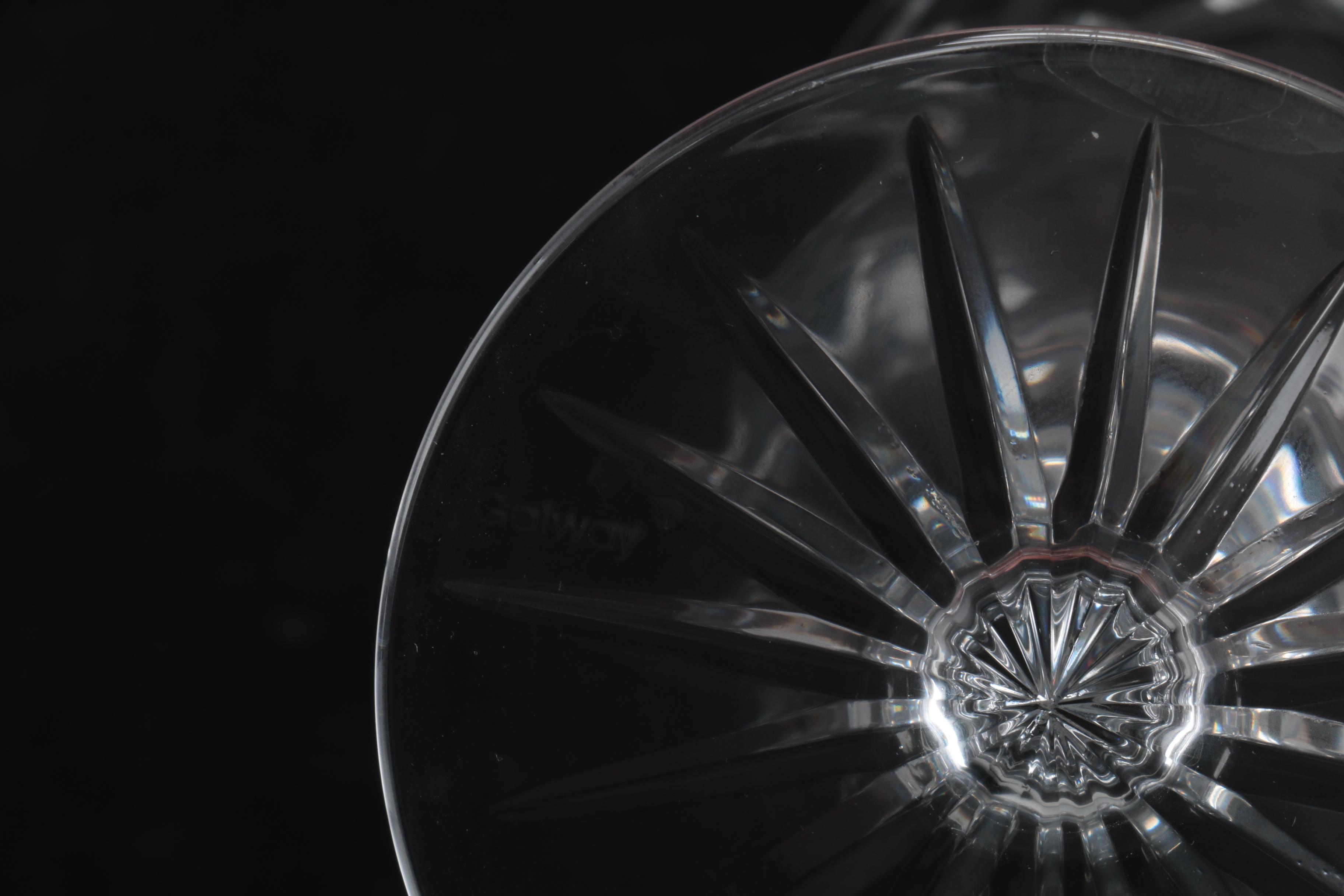 Galway "Ashford" Crystal Water Goblets