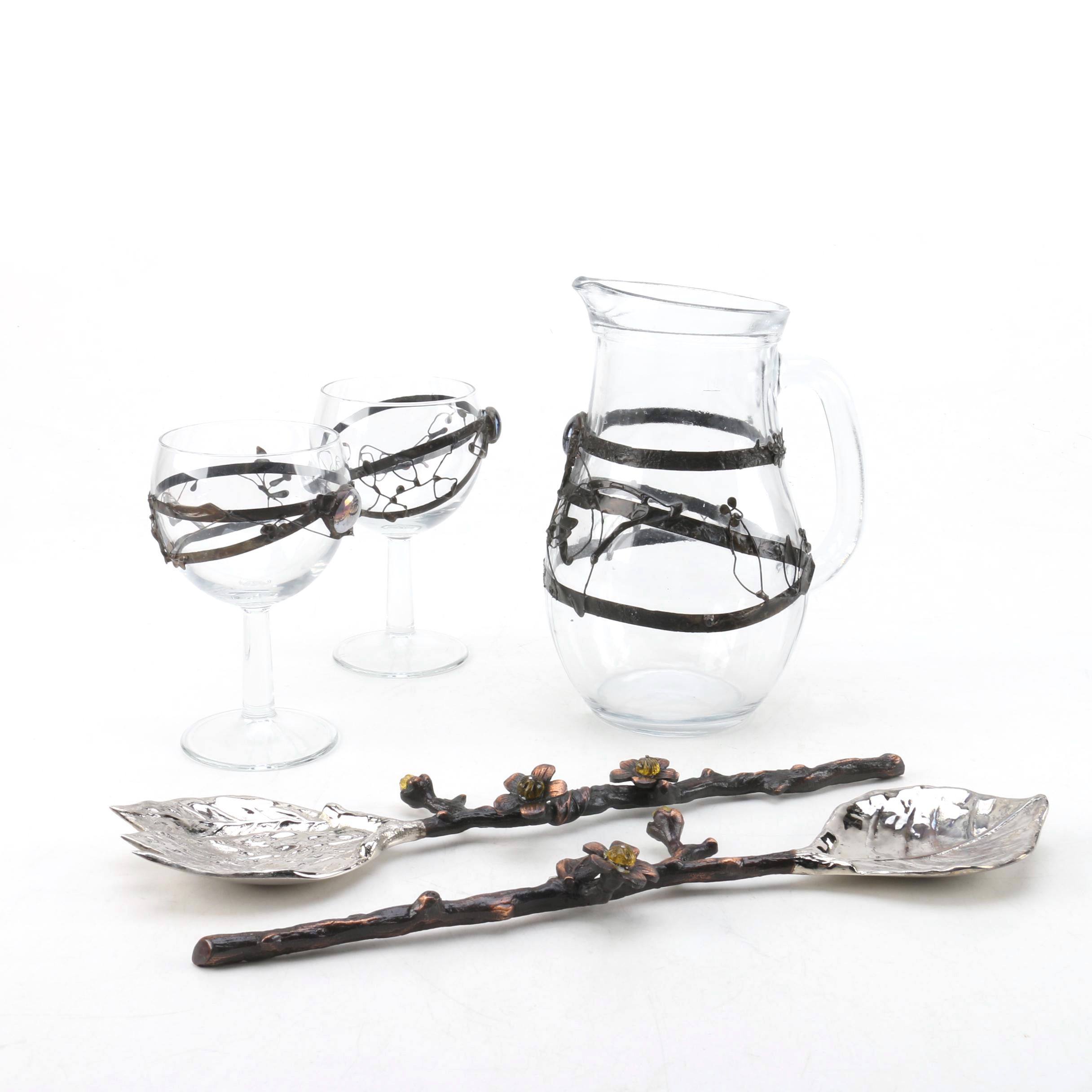 Bombay Serving Utensils and Glassware